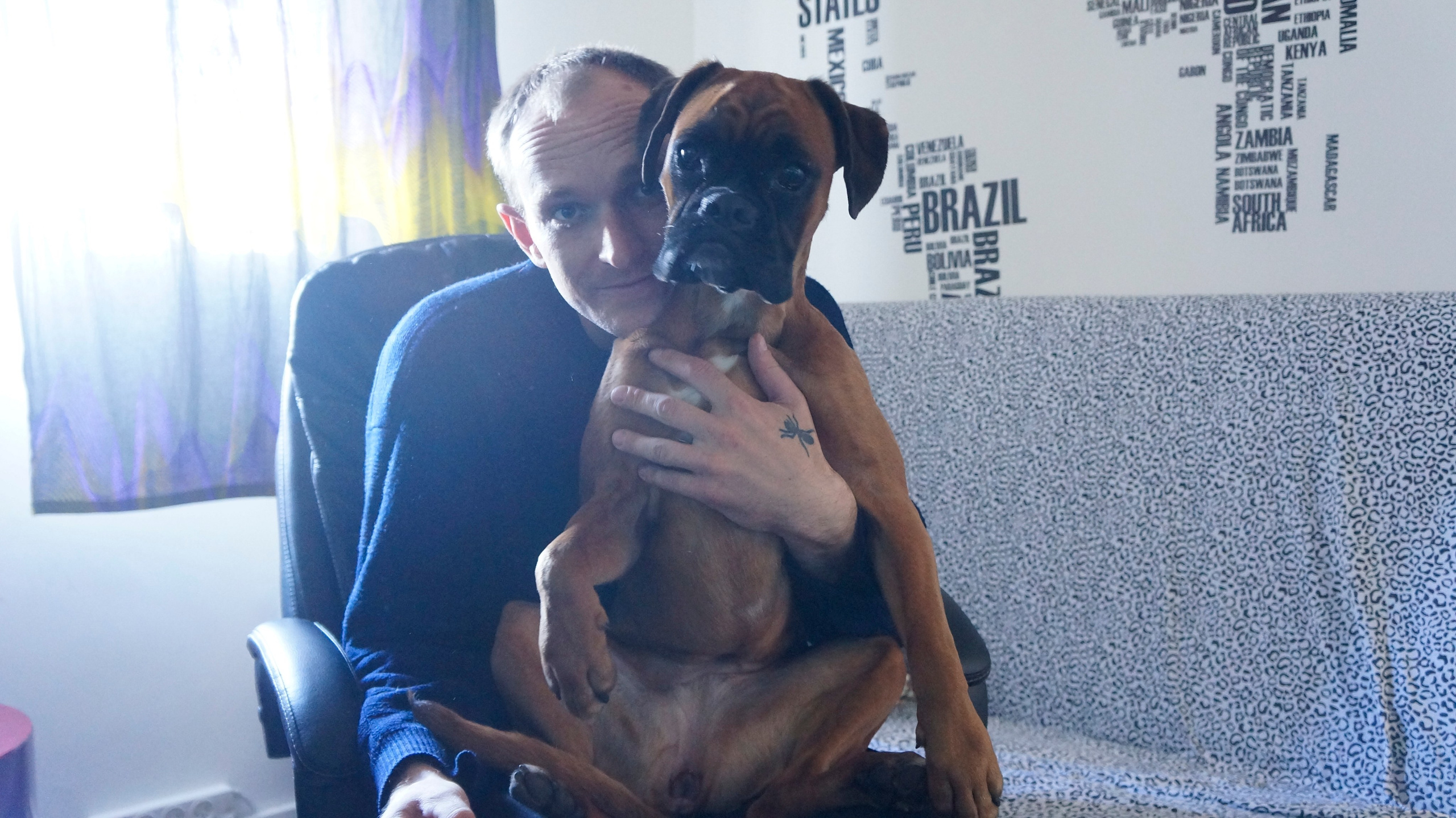 My ״Star״ Boxer Dog