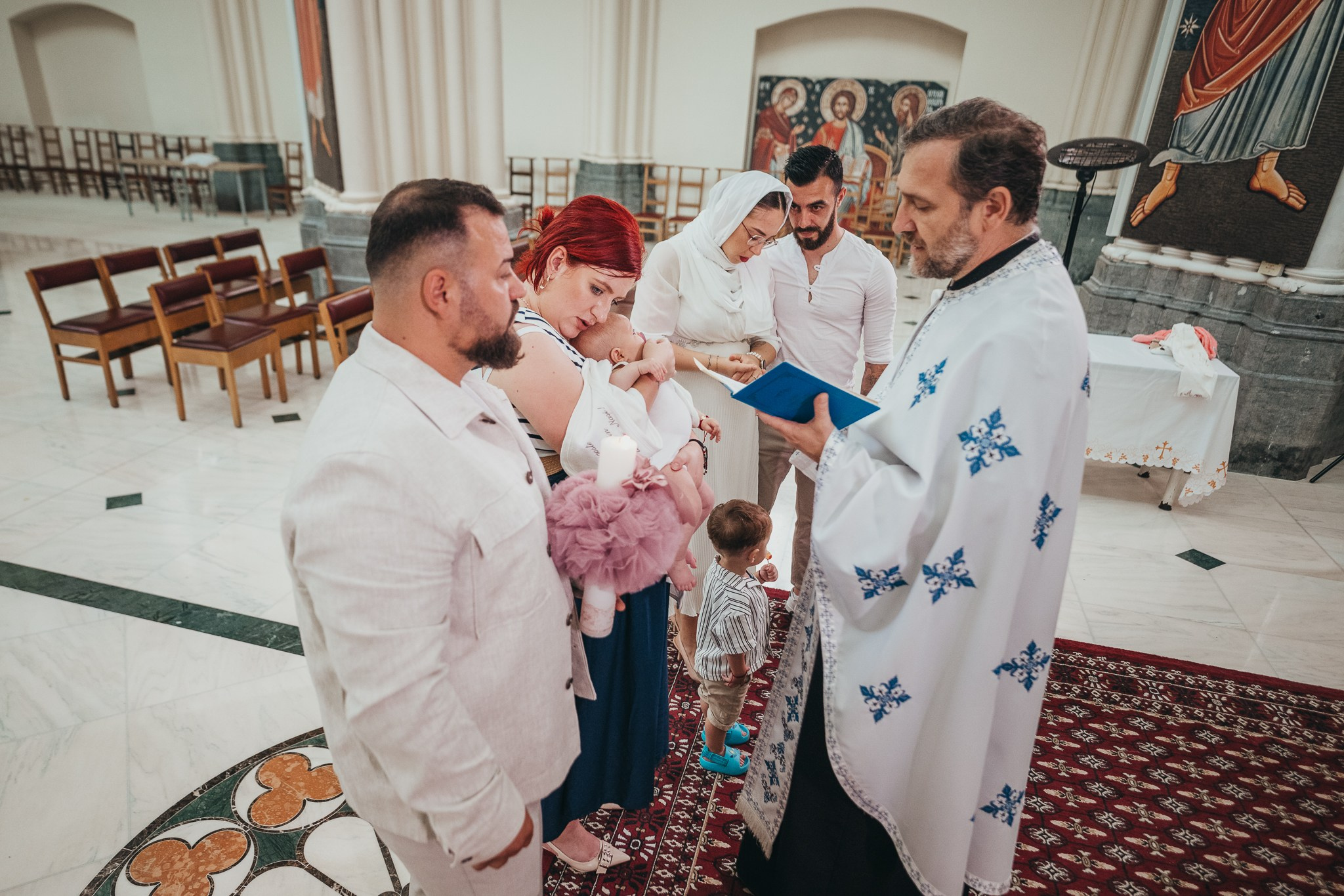 Gentle Baptism — Schaerbeek | Lucian Petric. Lucian Petric — Wedding & Baptism Photographer in Turnhout, Belgium