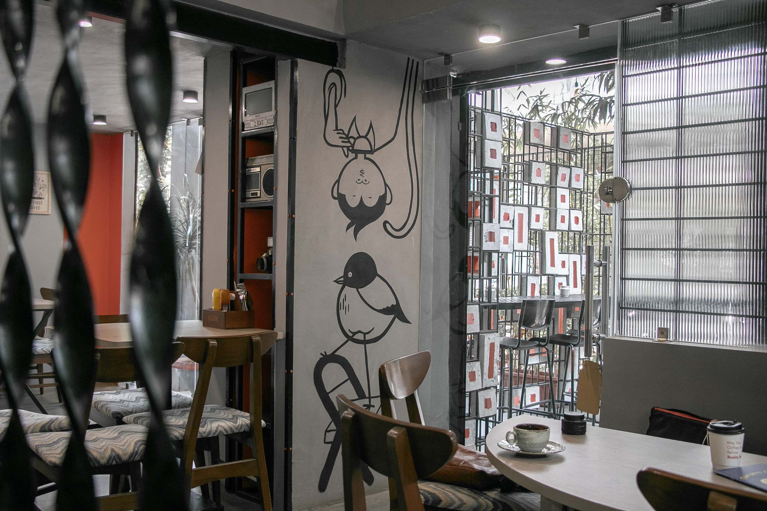 Nook Cafe Wall Mural Design