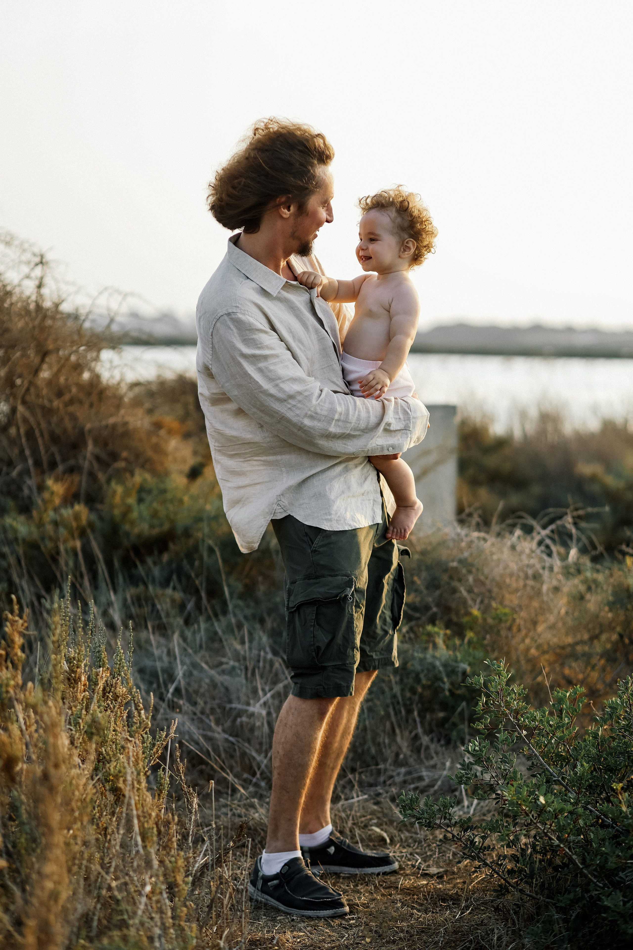 Little curls in Atlit. Family photographer in Israel