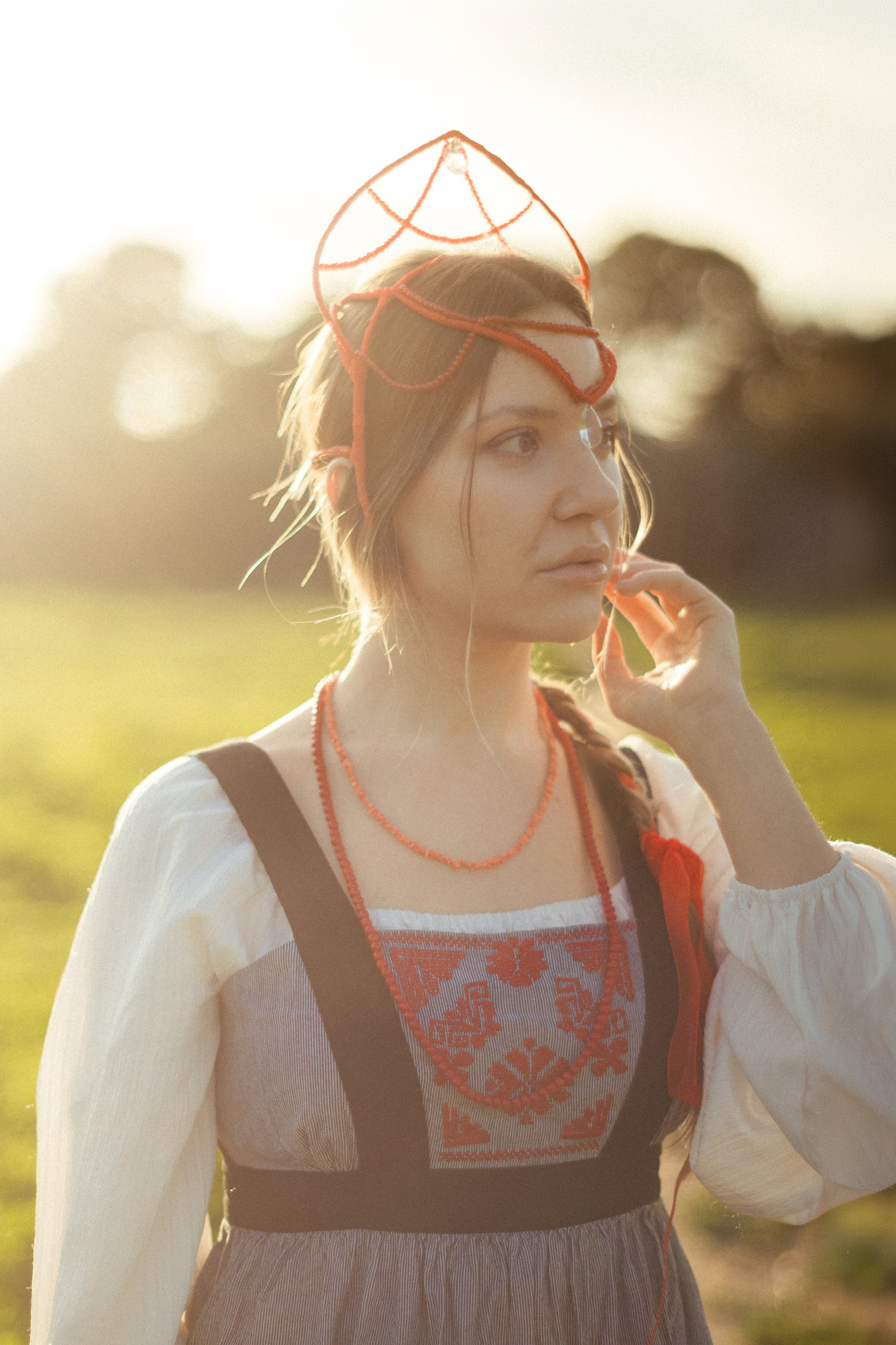 Vasilisa the Beatiful and Baba yaga. Photographer in Greece Kristina