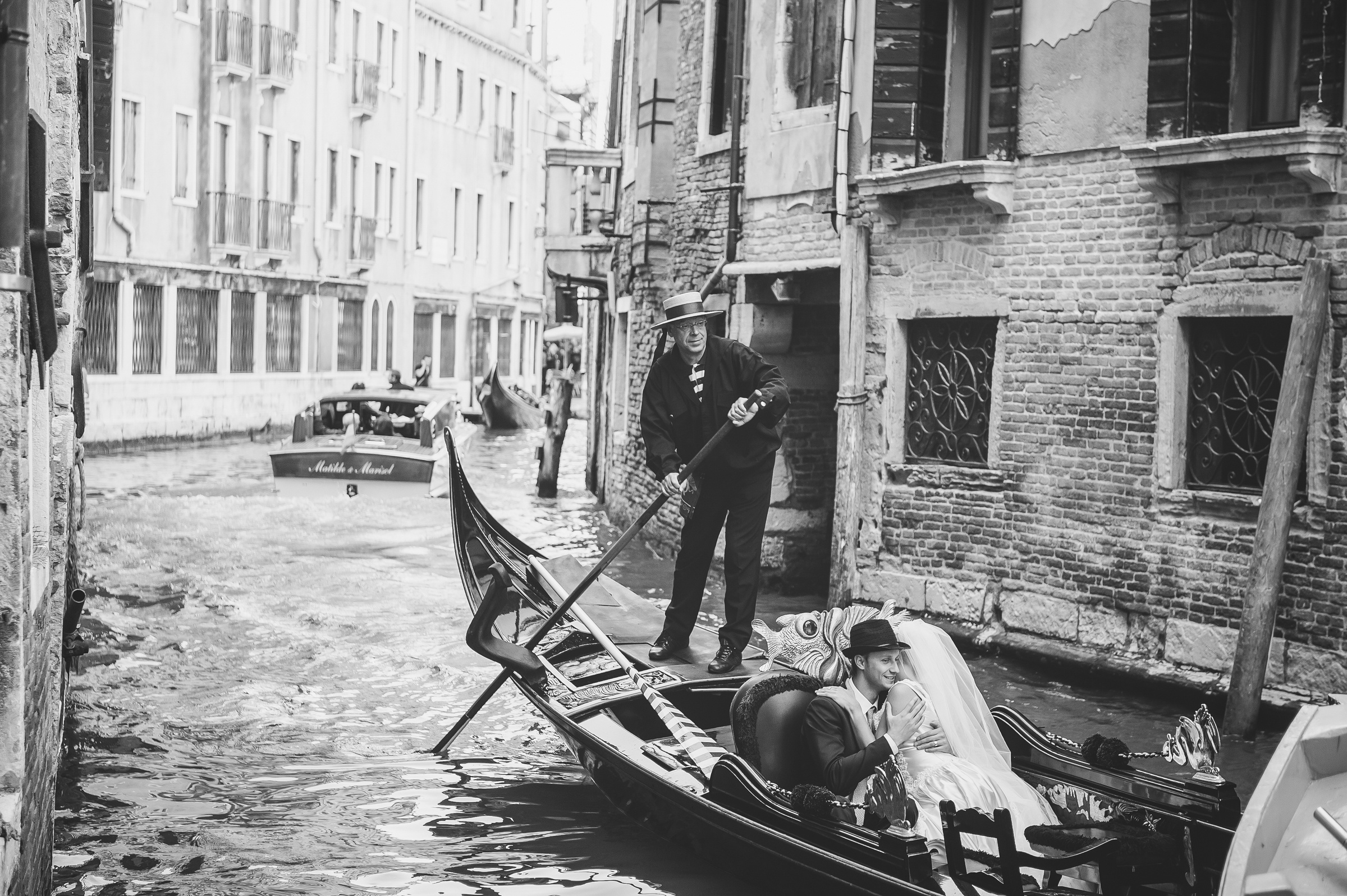 Romantische Gondelfahrt in München