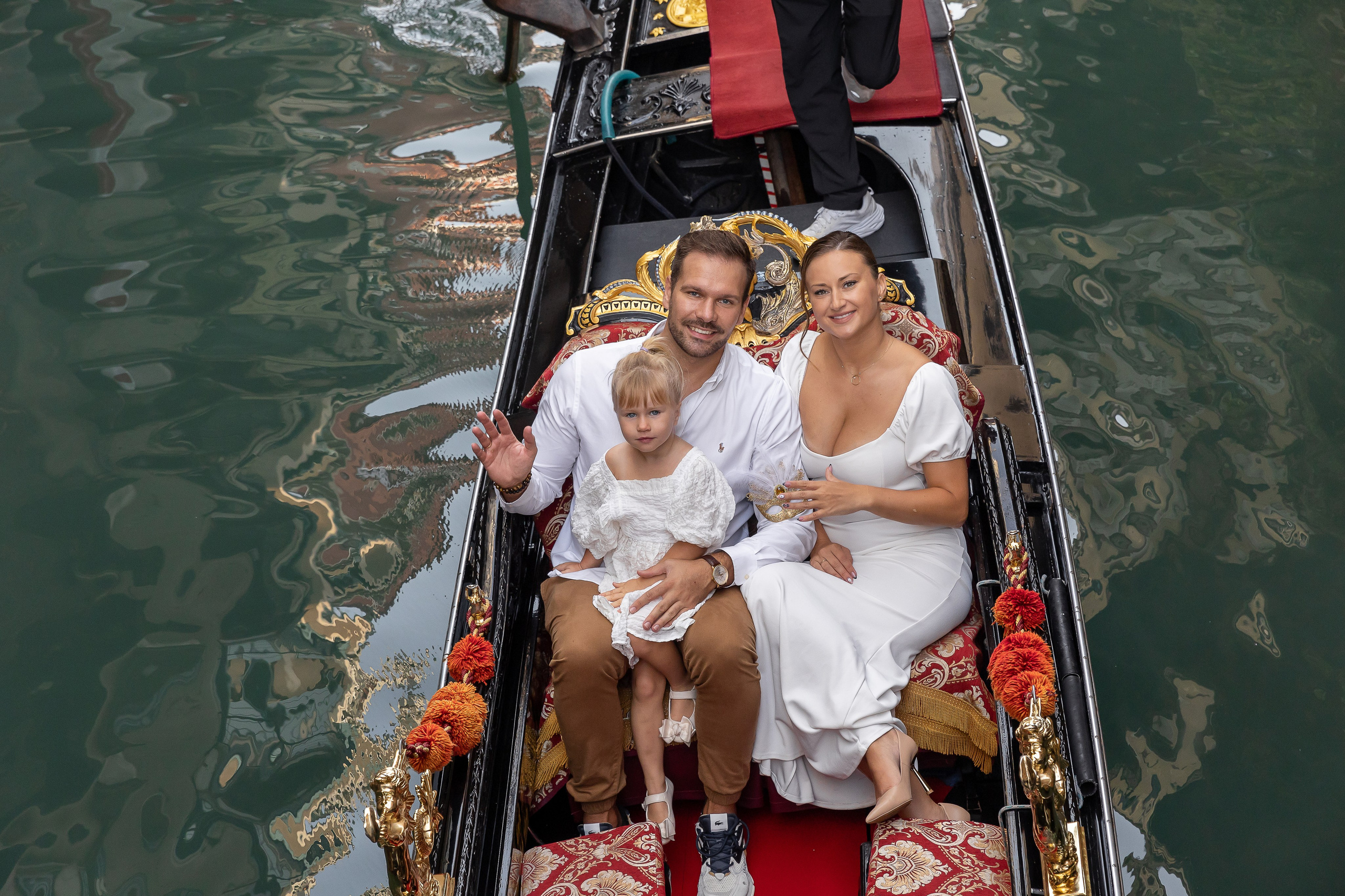 Emi and family at sunset