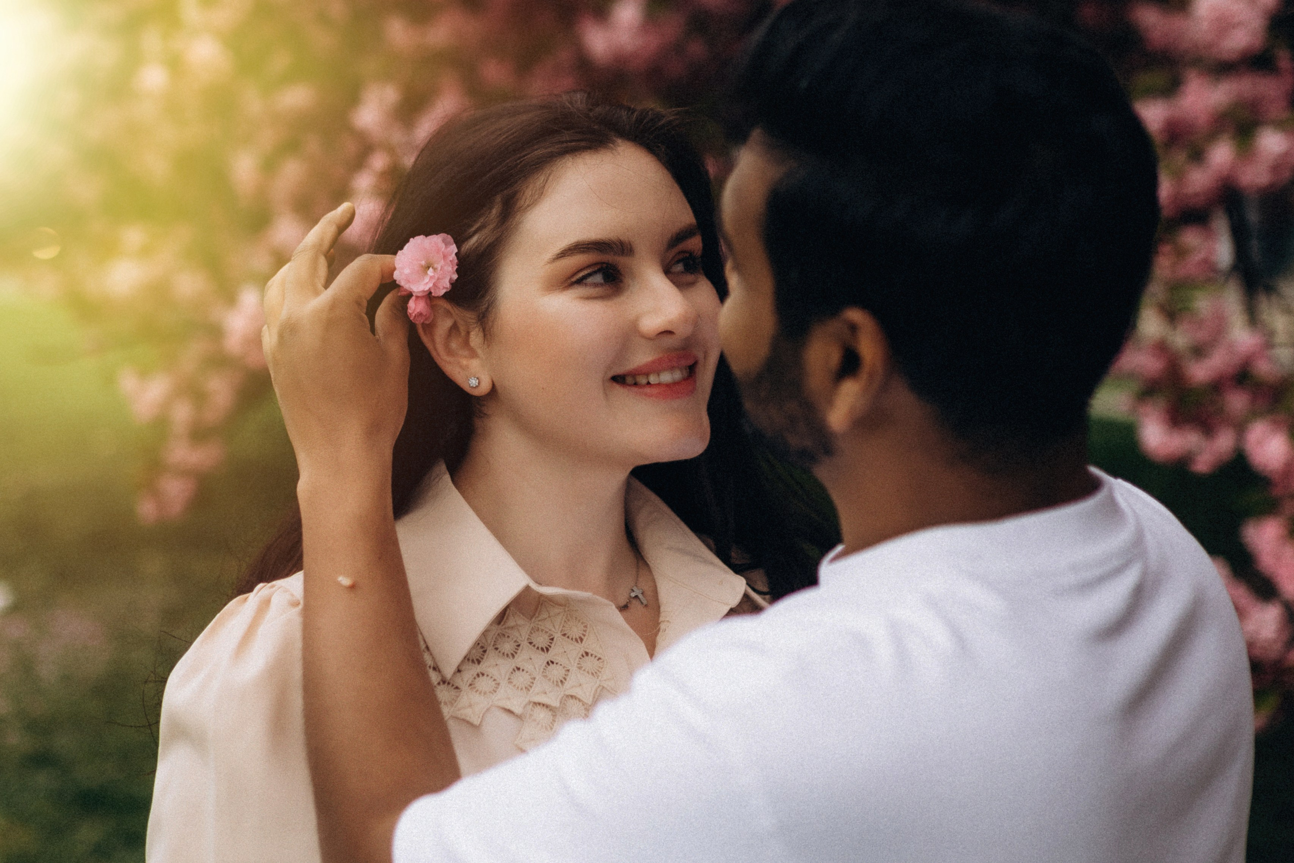 Family history in Sakura. Семейный фотограф Лейпциг, Германия