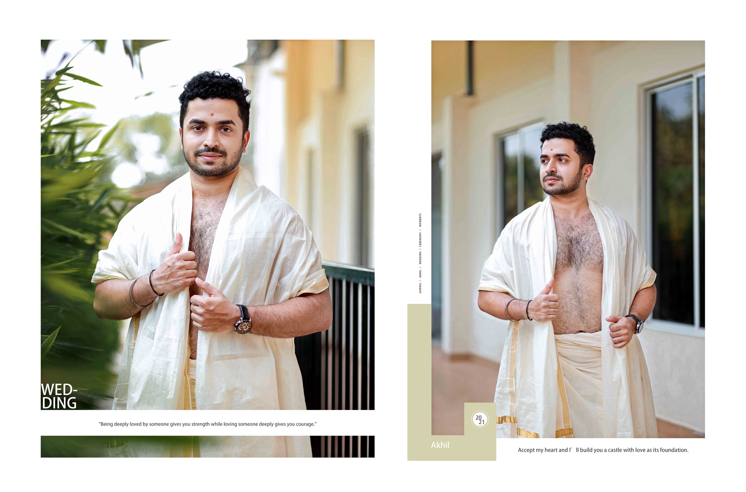 WEDDING ALBUM SHOWCASE. NTURE WEDDING