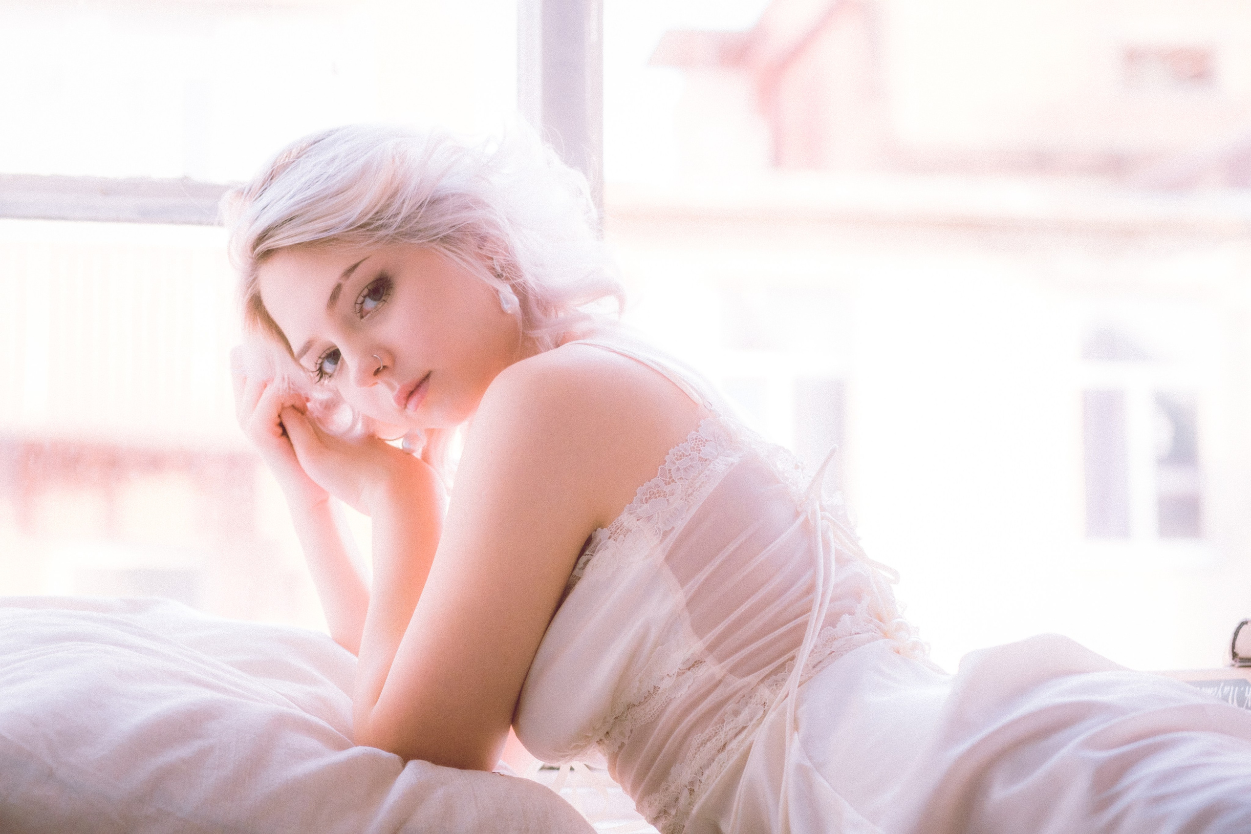Adelina in Bloom | Soft Floral Portrait Photography