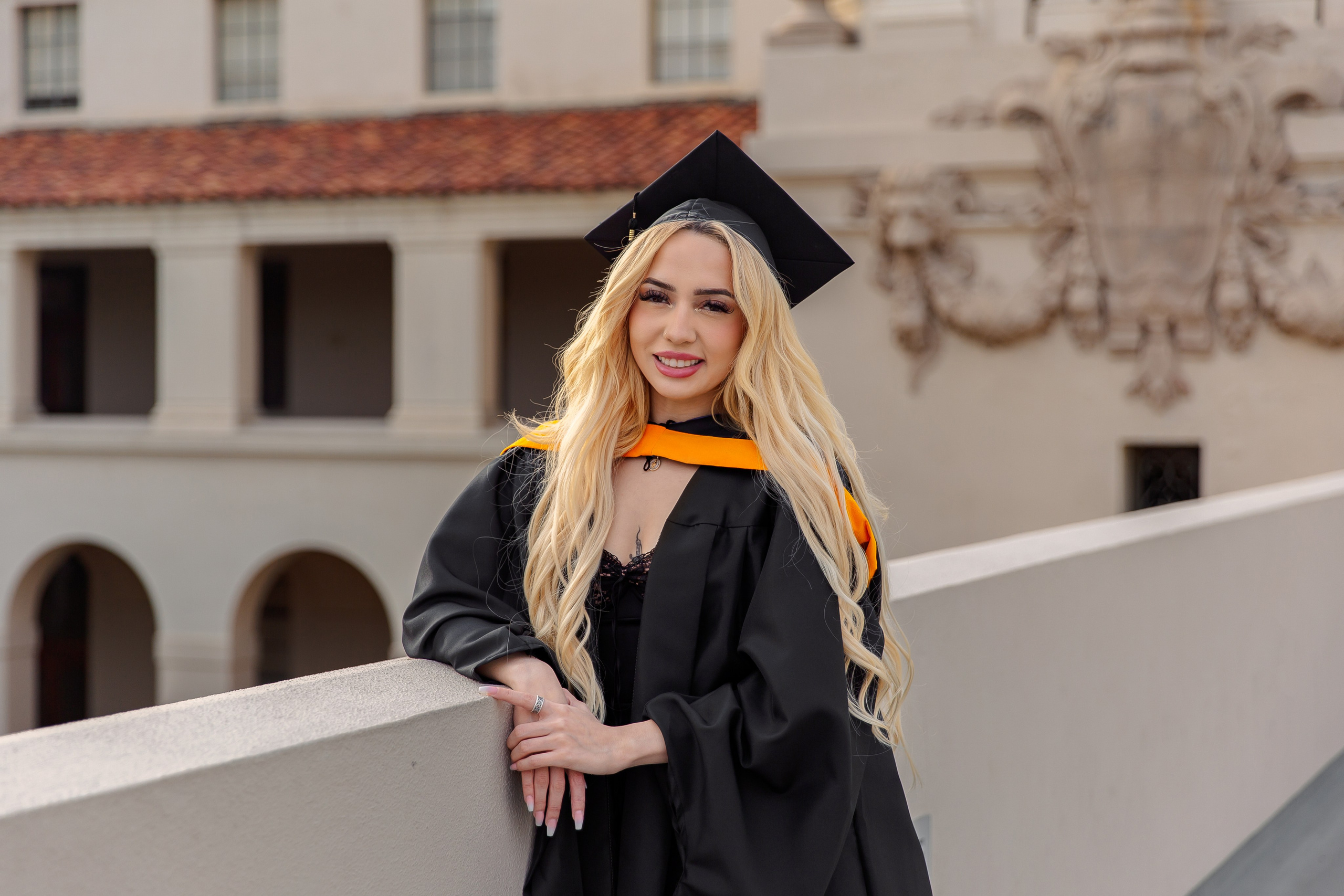 Pasadena City Hall Graduation. Los Angeles portrait photographer Valeria Kasatkina
