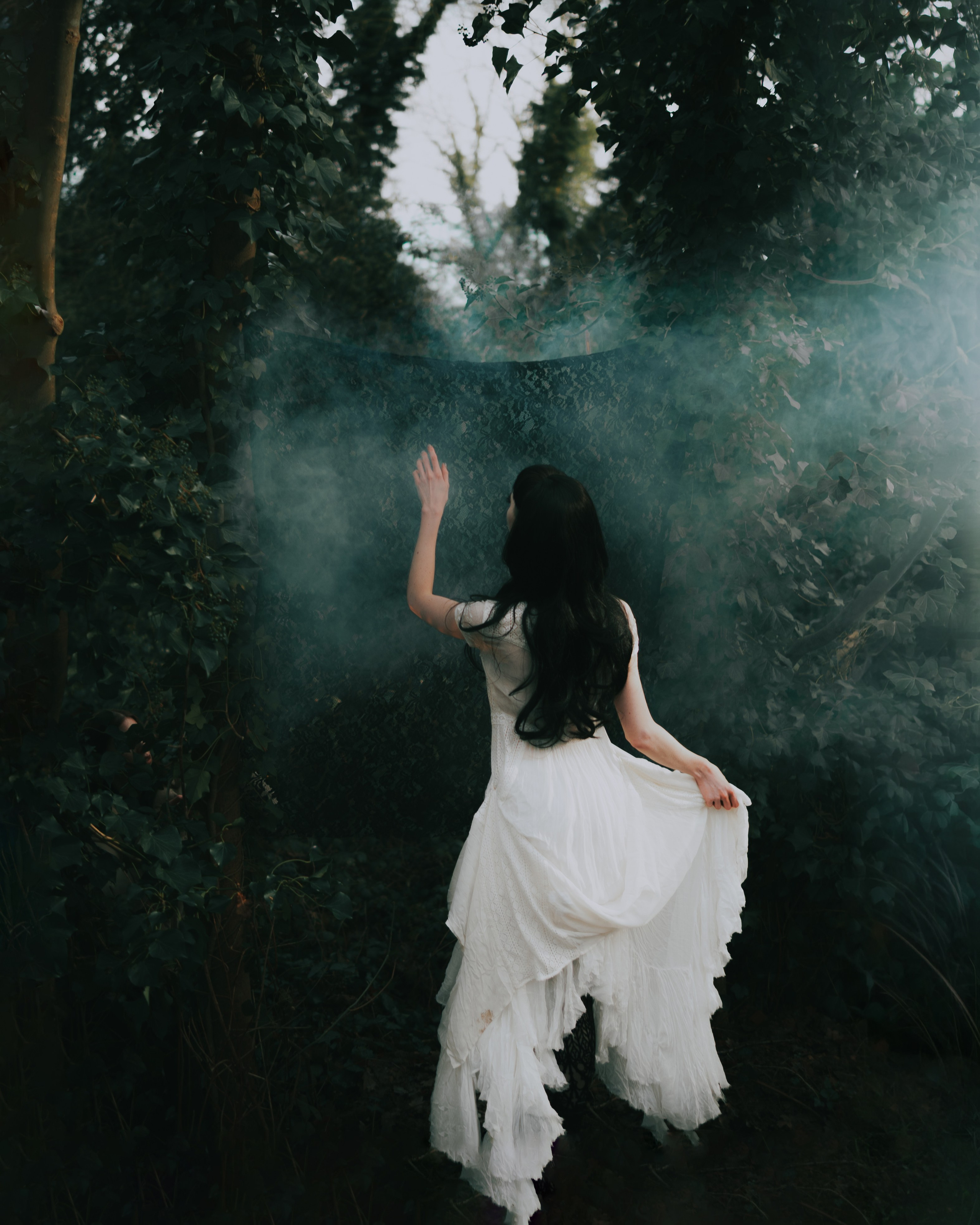 Gothic cemetery photoshoot. Moth & Moss Photography