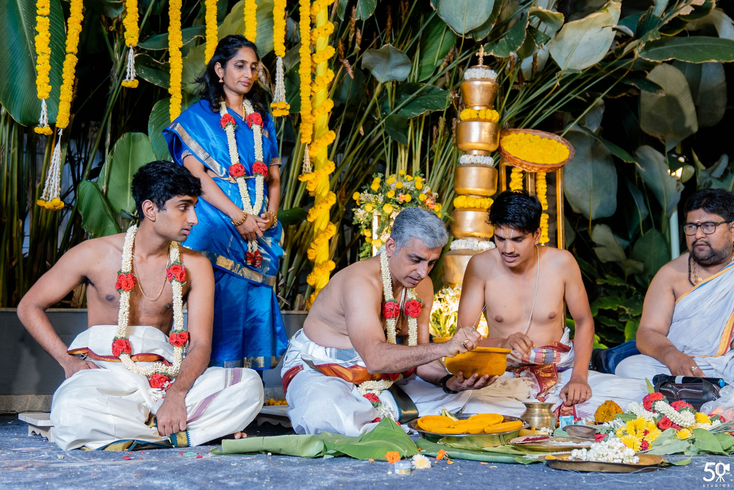 SANJAY AND SAKETH UPANAYANA. 50mm STUDIOS