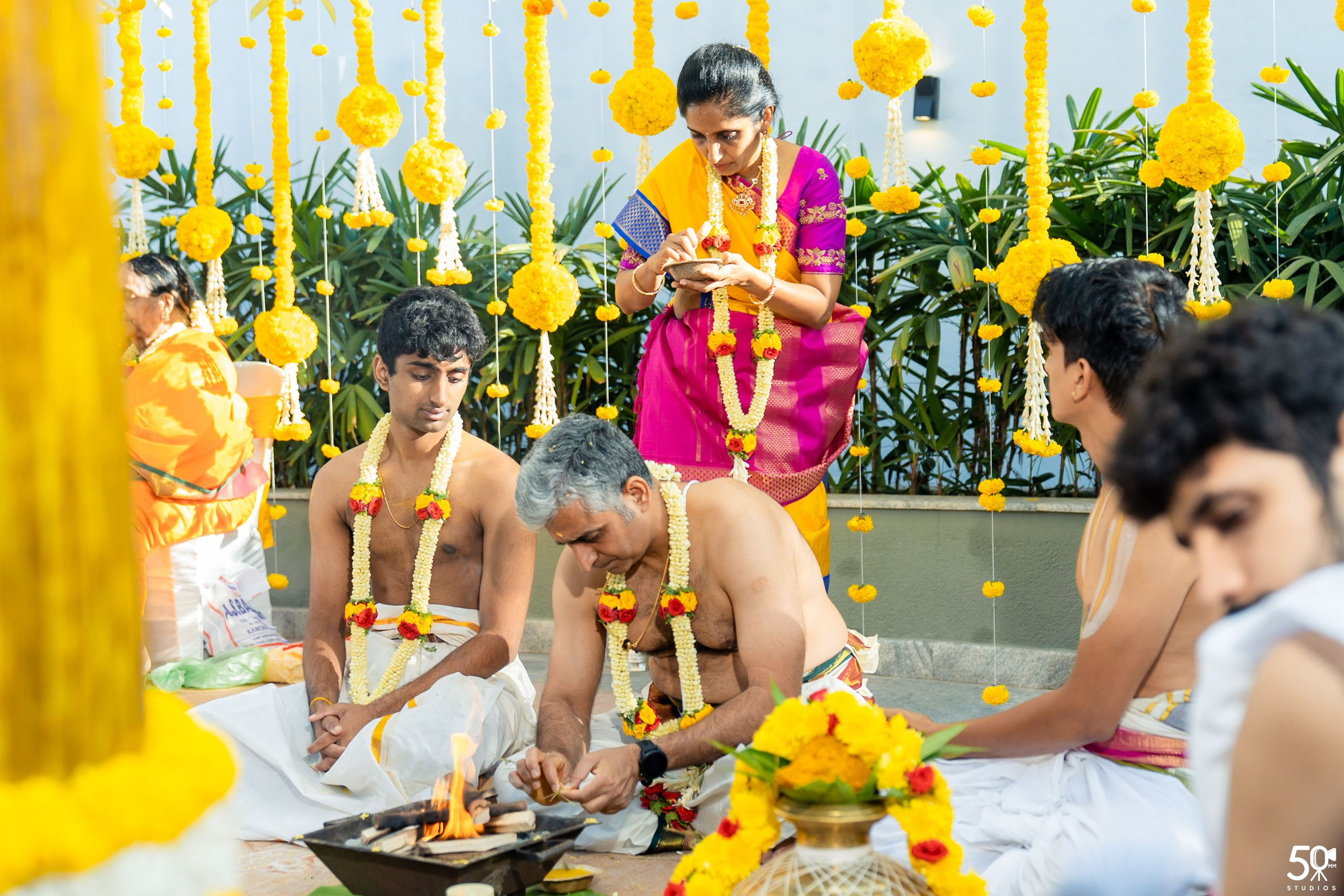 SANJAY AND SAKETH UPANAYANA. 50mm STUDIOS