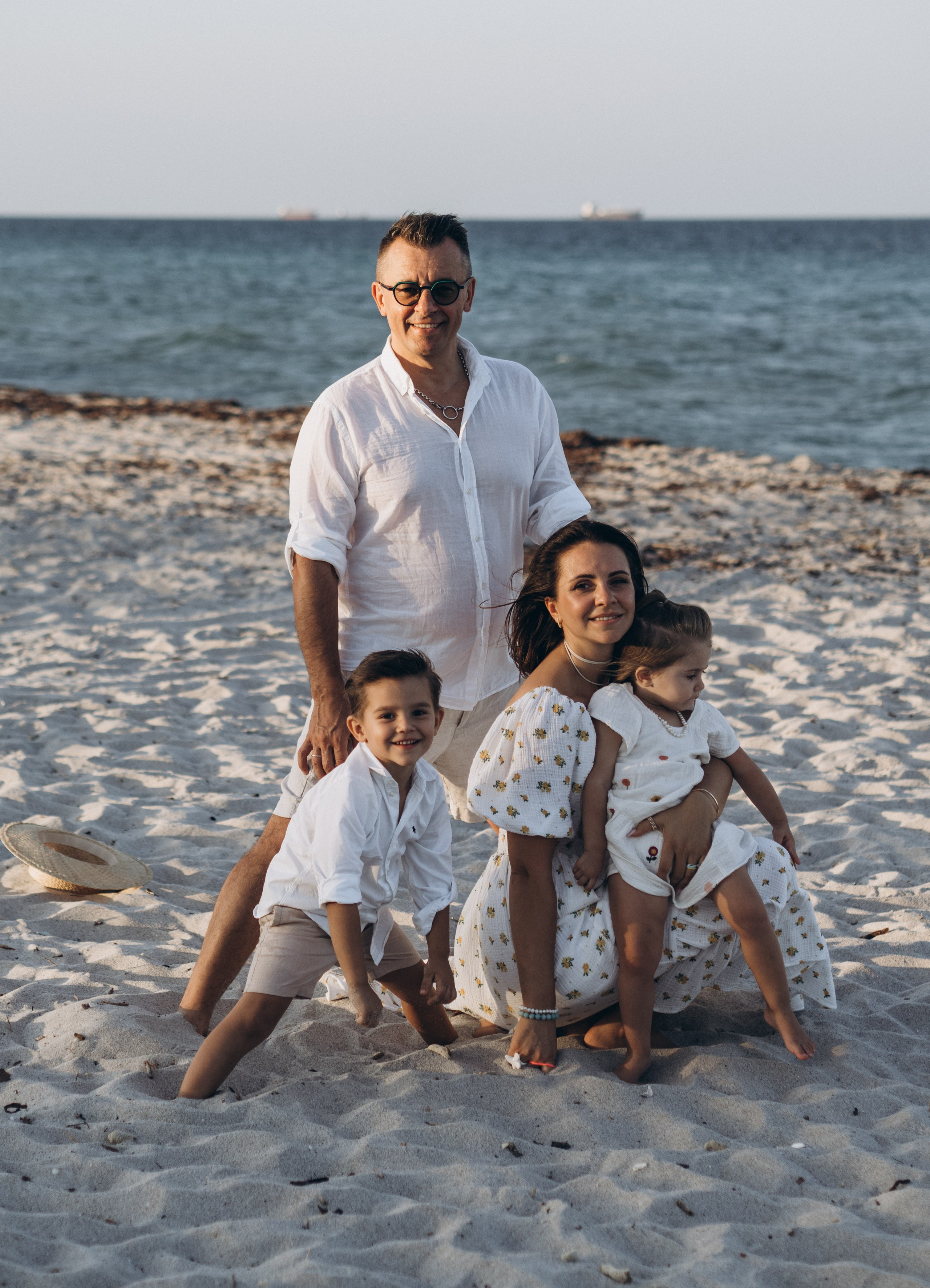 Family. Art photographer Miami