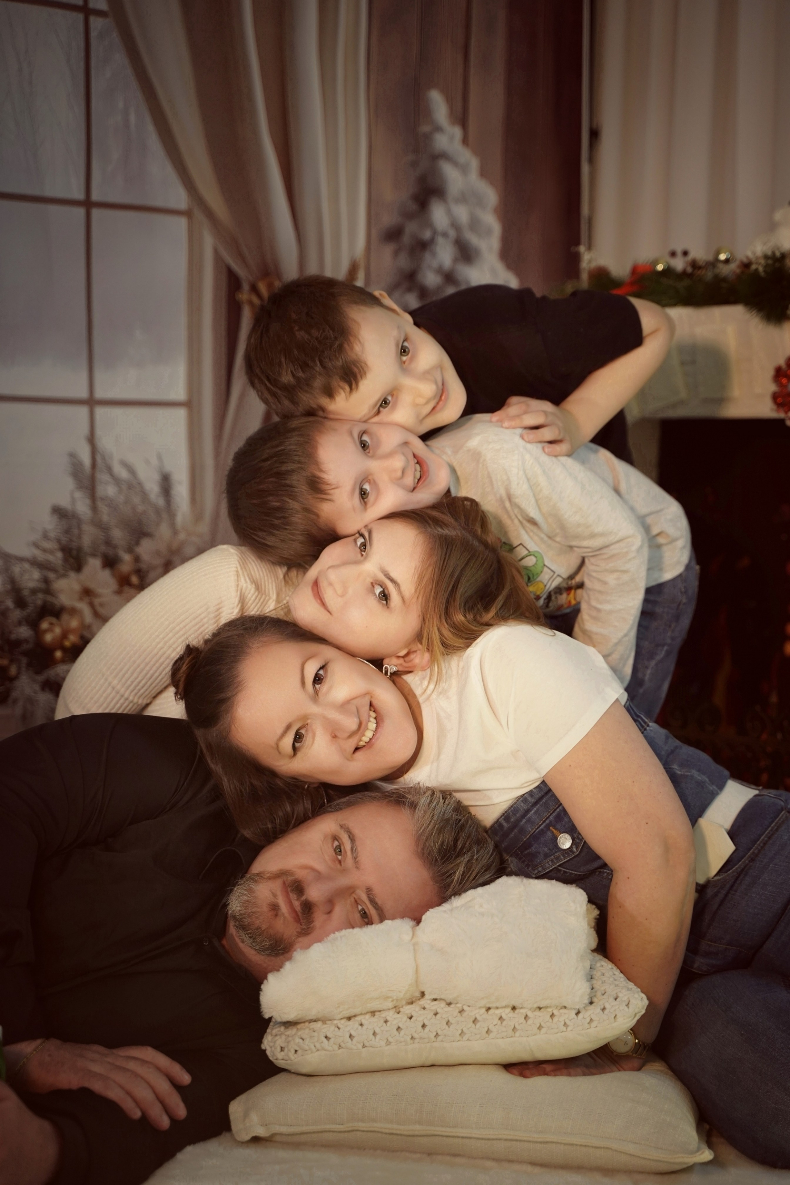 Семейный вечер в Новый год. Фотограф. Визуал. Хайфа. Талья Цветкова