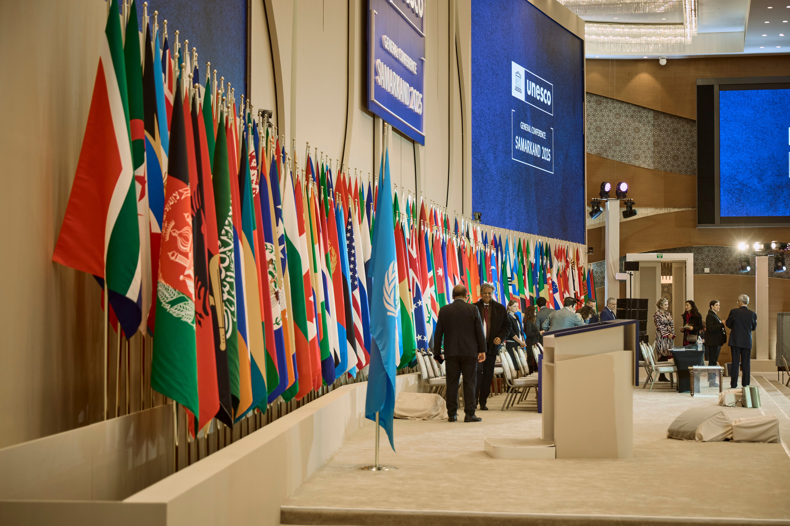 General conference UNESCO 2025 Uzbekistan. Photographer in Uzbekistan and Samarkand Djasur Marupov