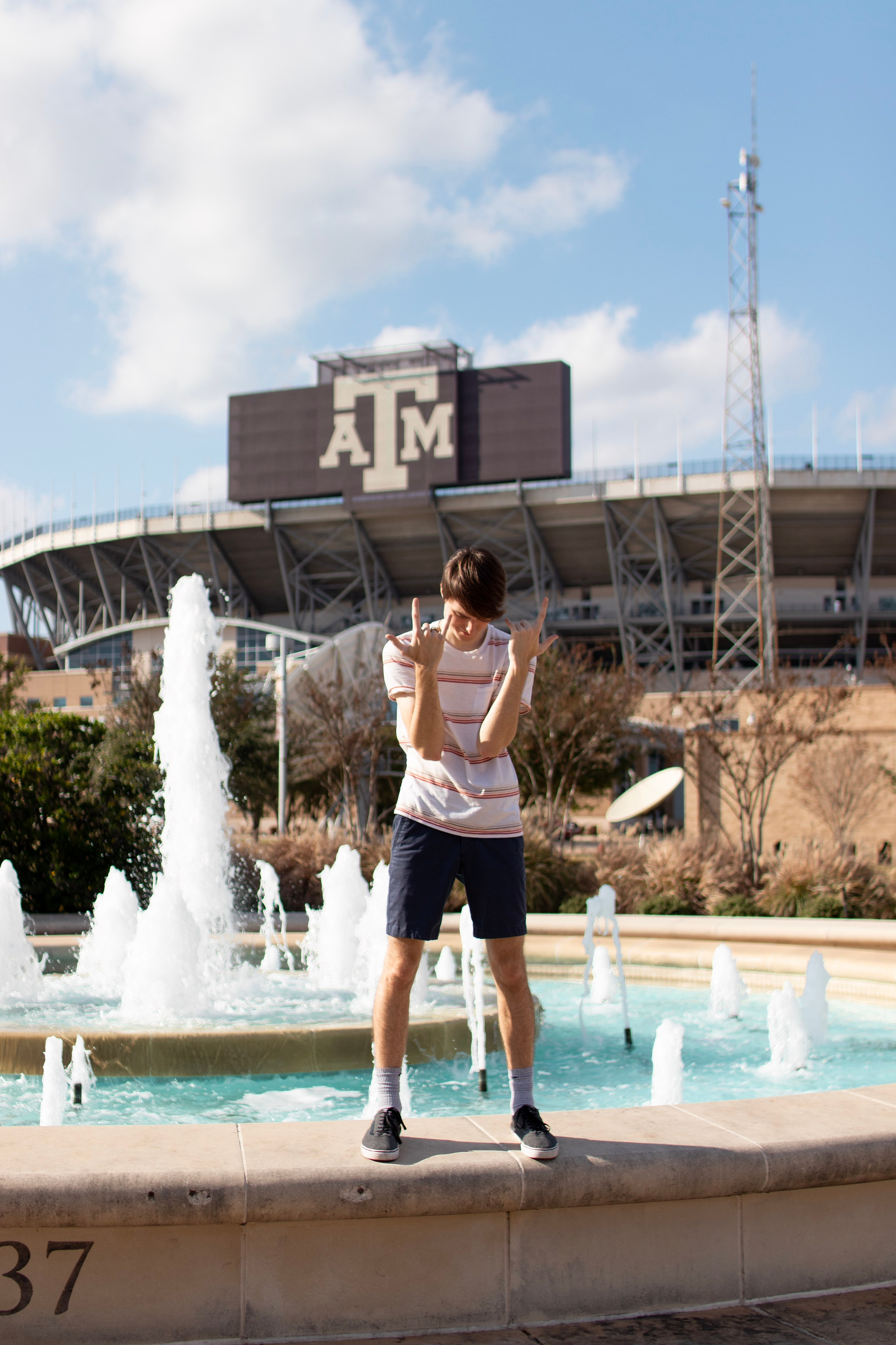 Tyler’s senior photoshoot at Texas A&M University