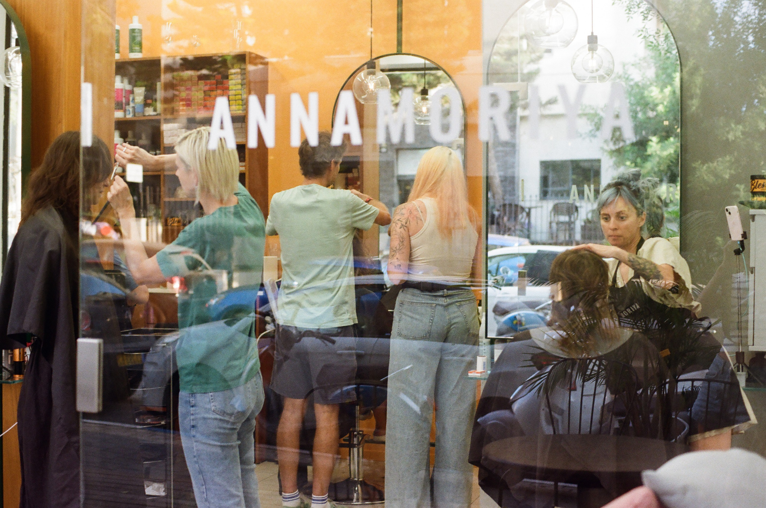 Master class “Haircut”. Film portrait photographer