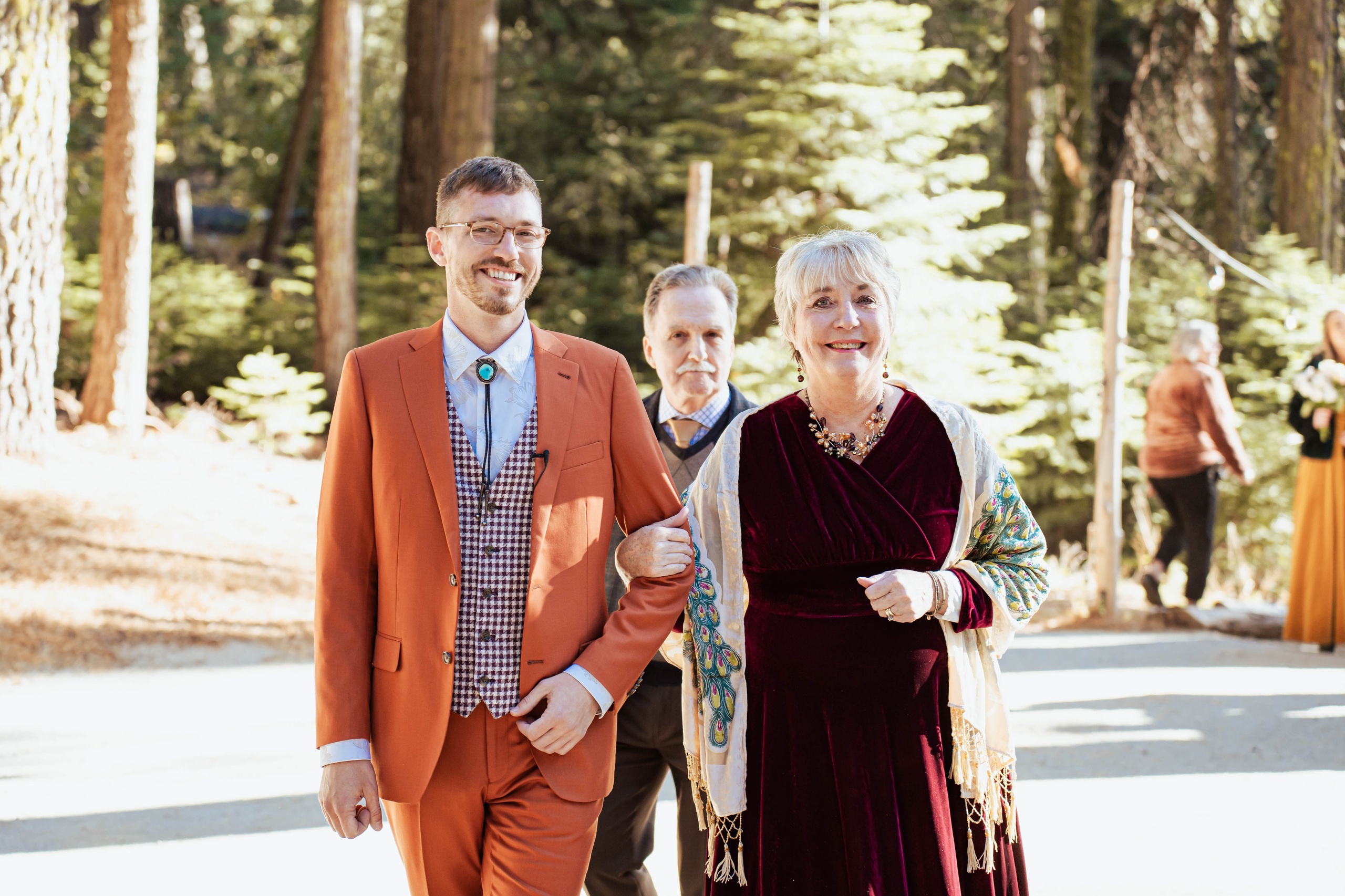 Wedding in forest. Cinematic Wedding & Elopement Photography in Los Angeles | Inspired by Indie Film & Real Life