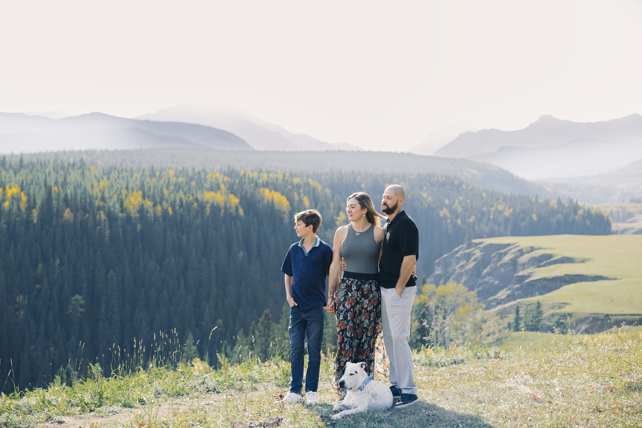 Aleksandra’s family. Home