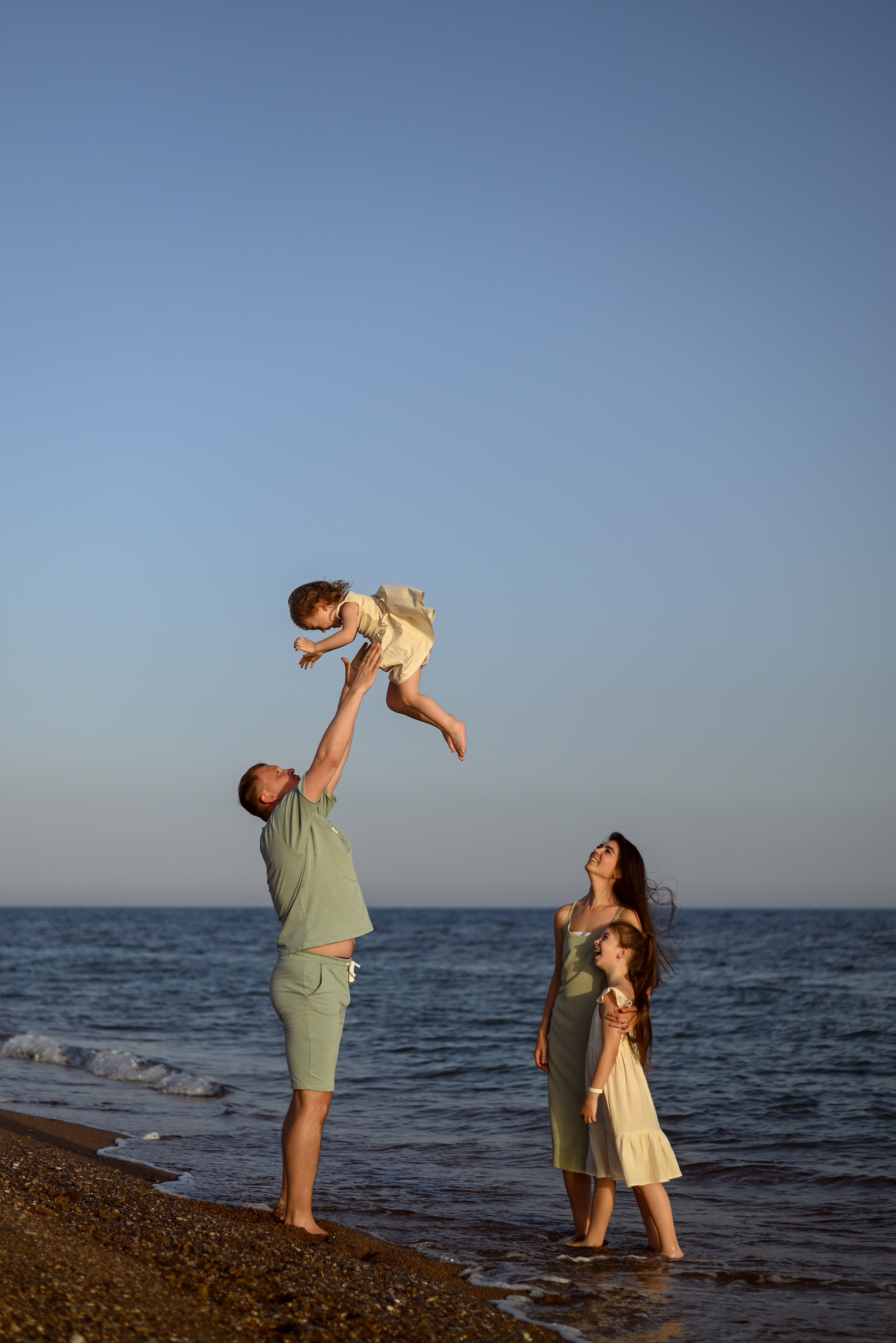семейная фотосъемка на море. Фотограф в Белеке. Фотограф в Турции