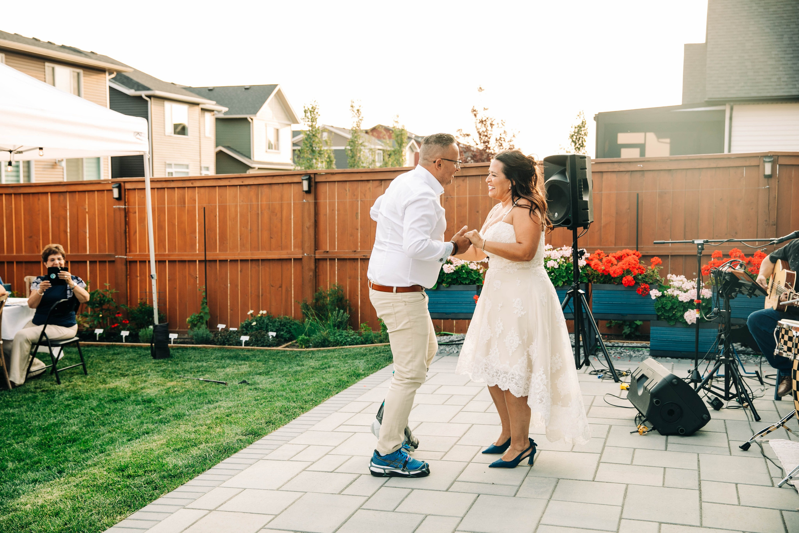 Pamela Backyard Wedding. Ching Li Photography