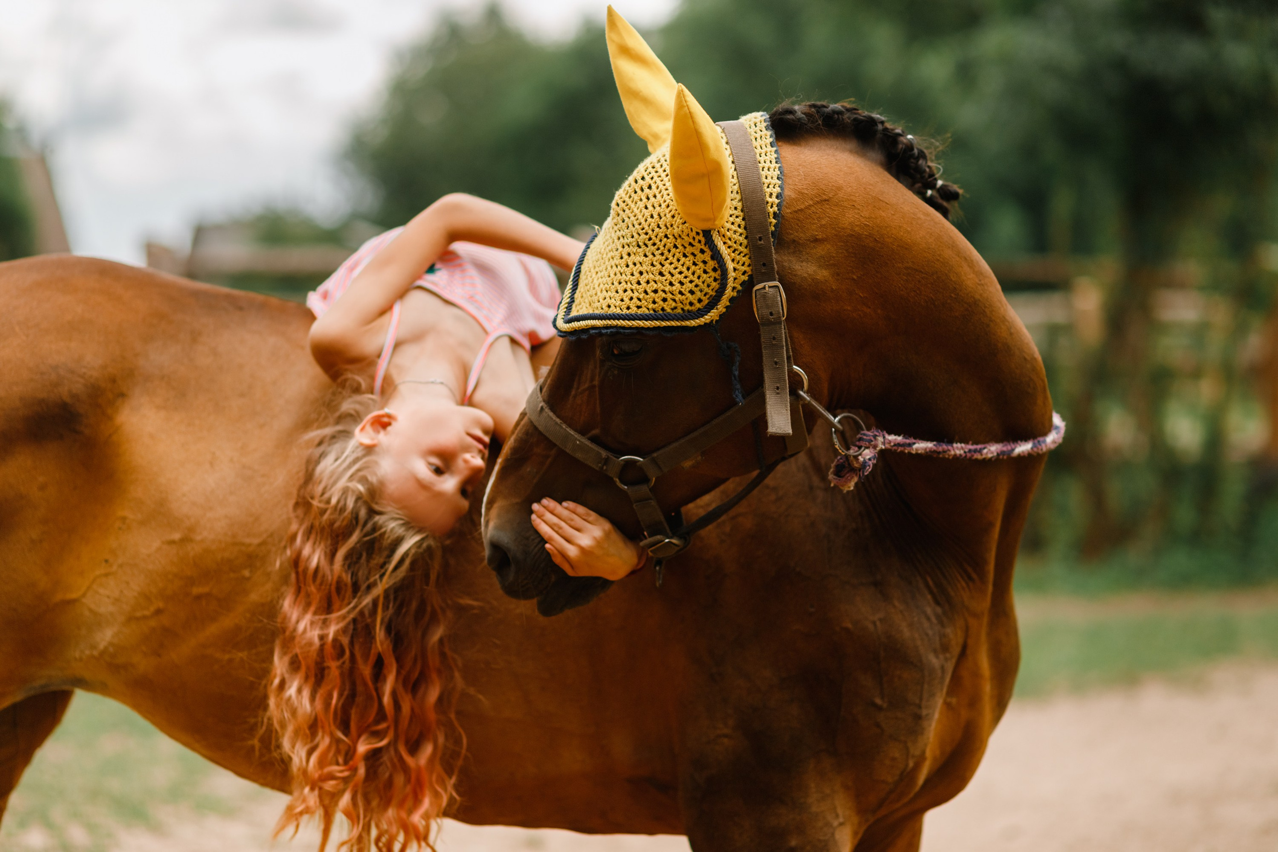 Girls & horses, summer. Kaja | fotograf psów we Wrocławiu