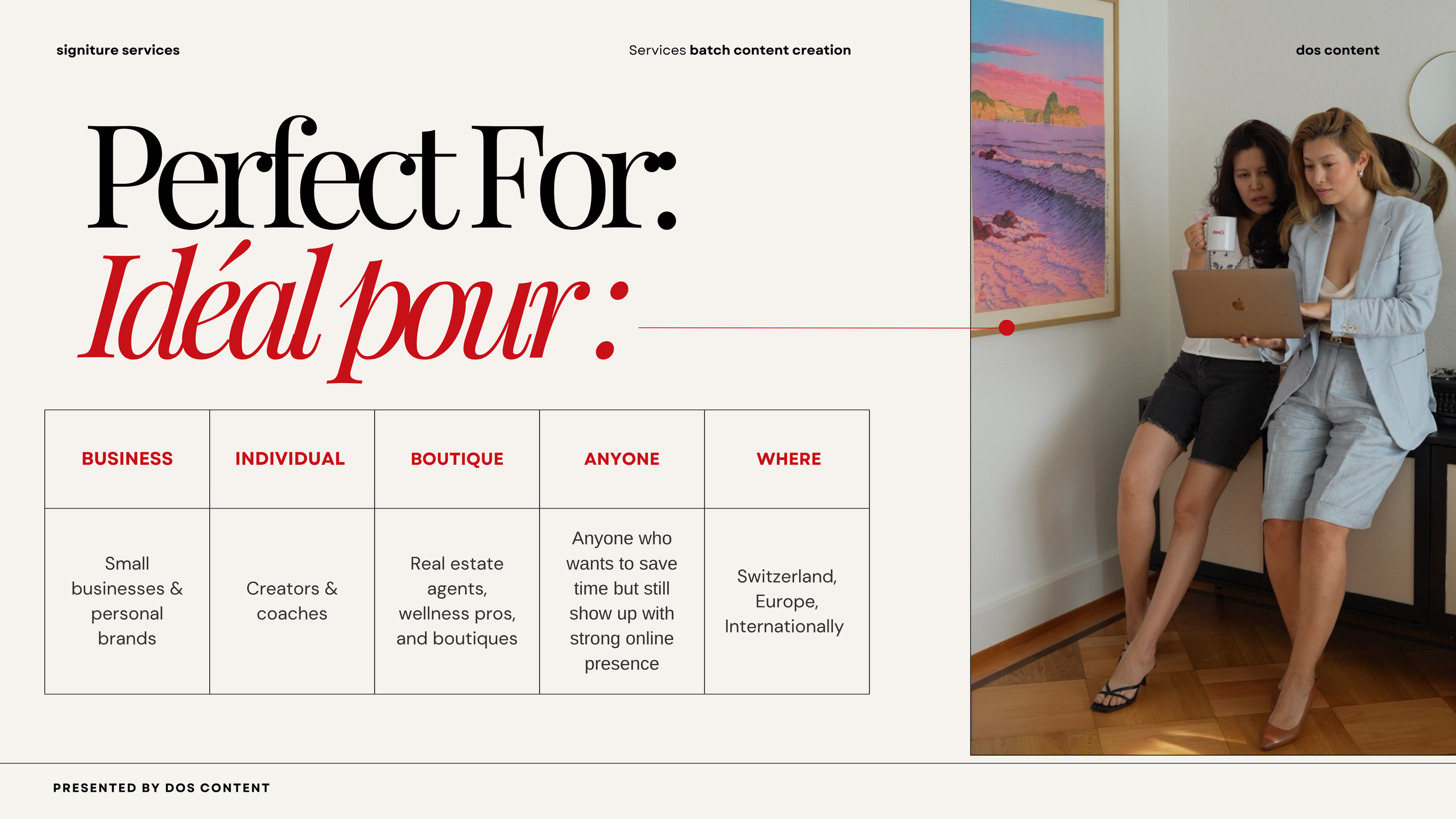 Batch Content Creation. Social media agency|Corporate photography|Lausanne|Geneva|Switzerland