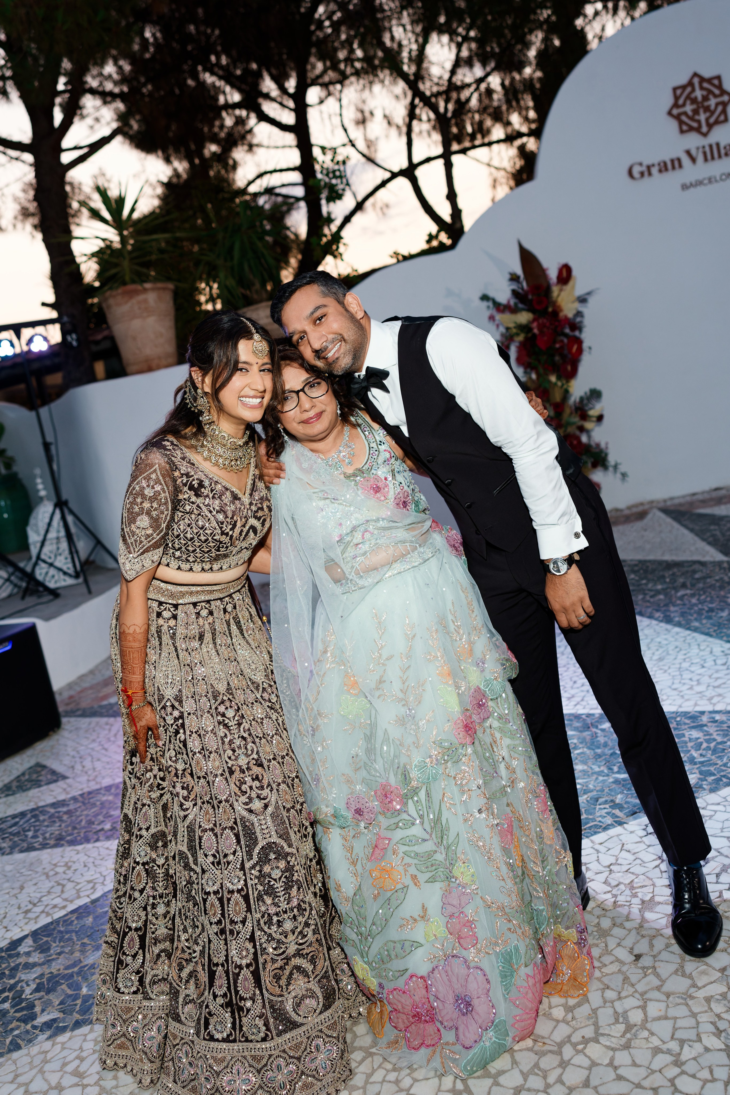 Indian wedding at Gran Villa Rosa, Barcelona