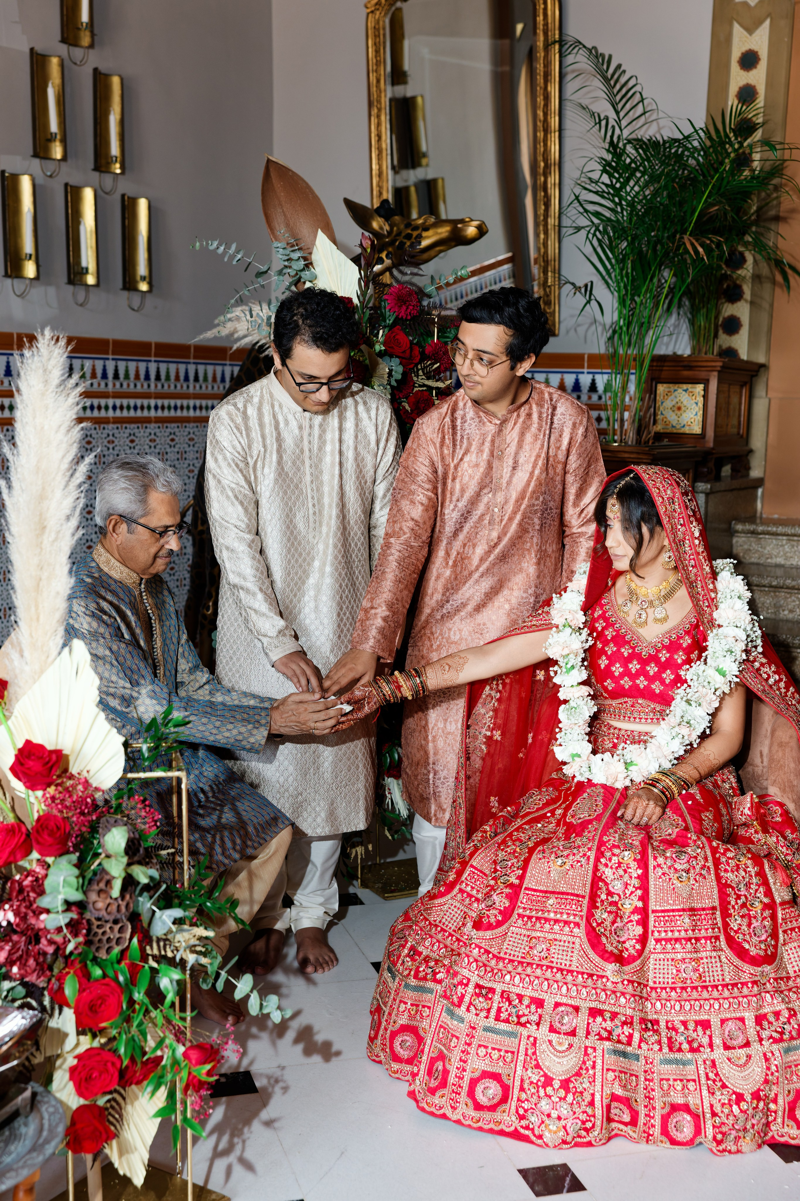 Indian wedding at Gran Villa Rosa, Barcelona