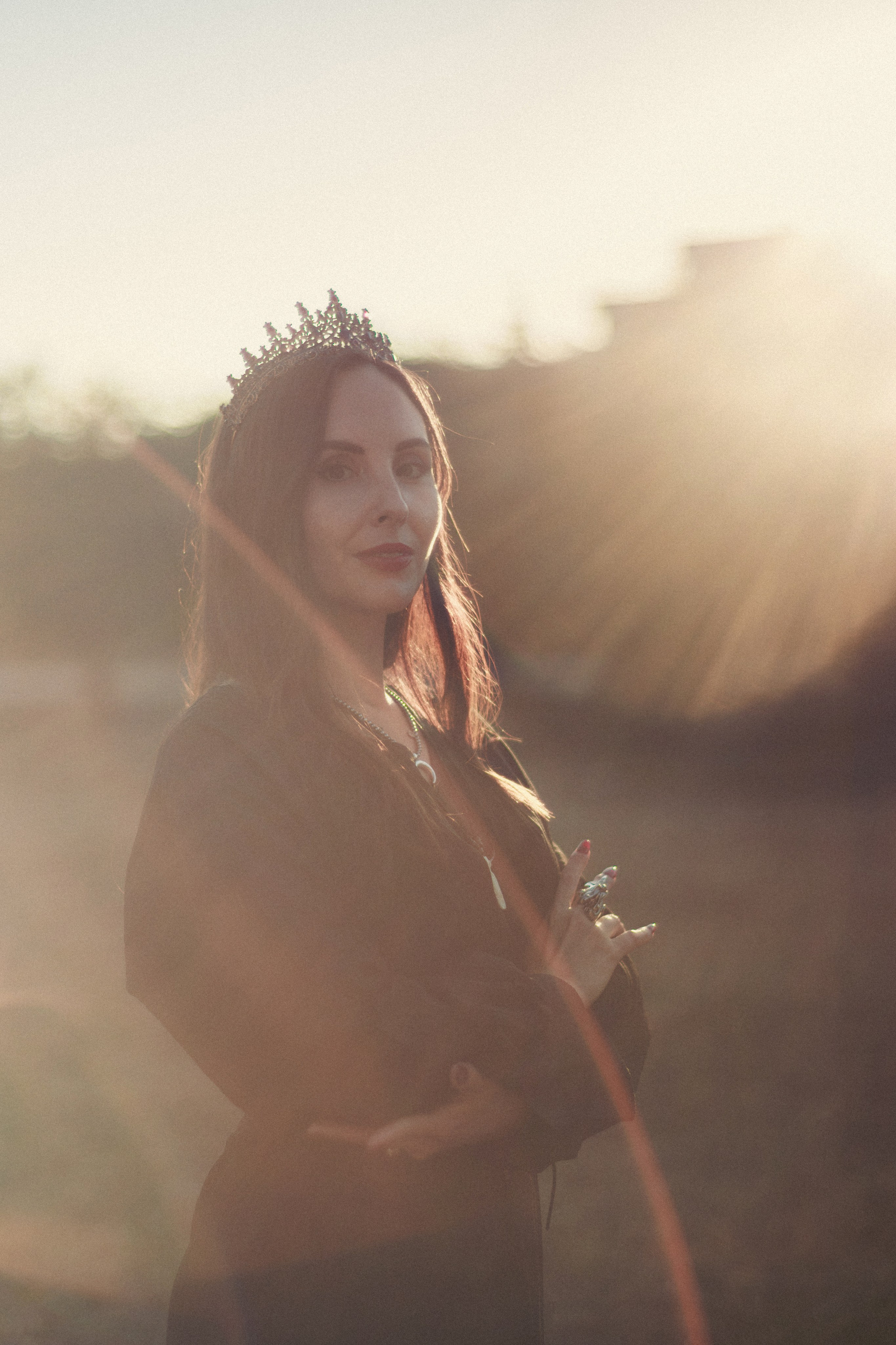 Nadia as the Forest witch. Photographer in Greece Kristina