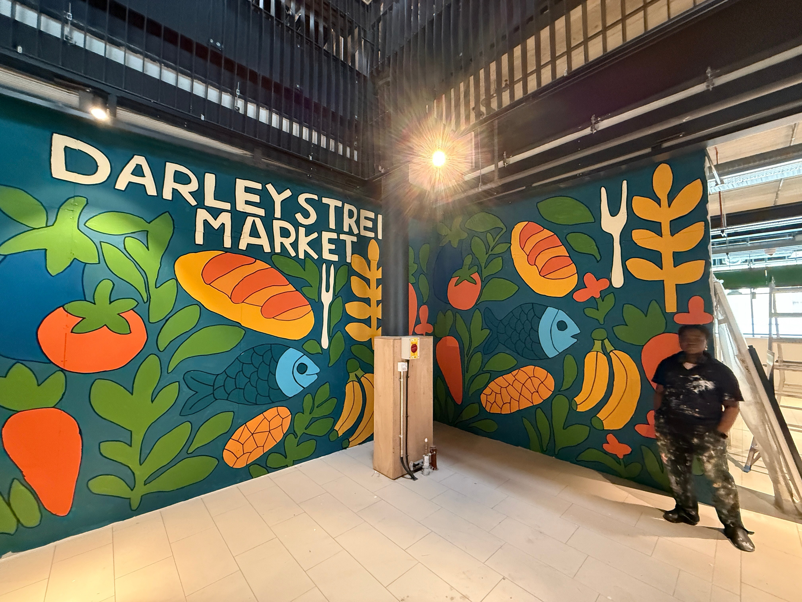 Darley Street Market Mural. Professional Portrait & Event Photographer in West Yorkshire, travels across UK