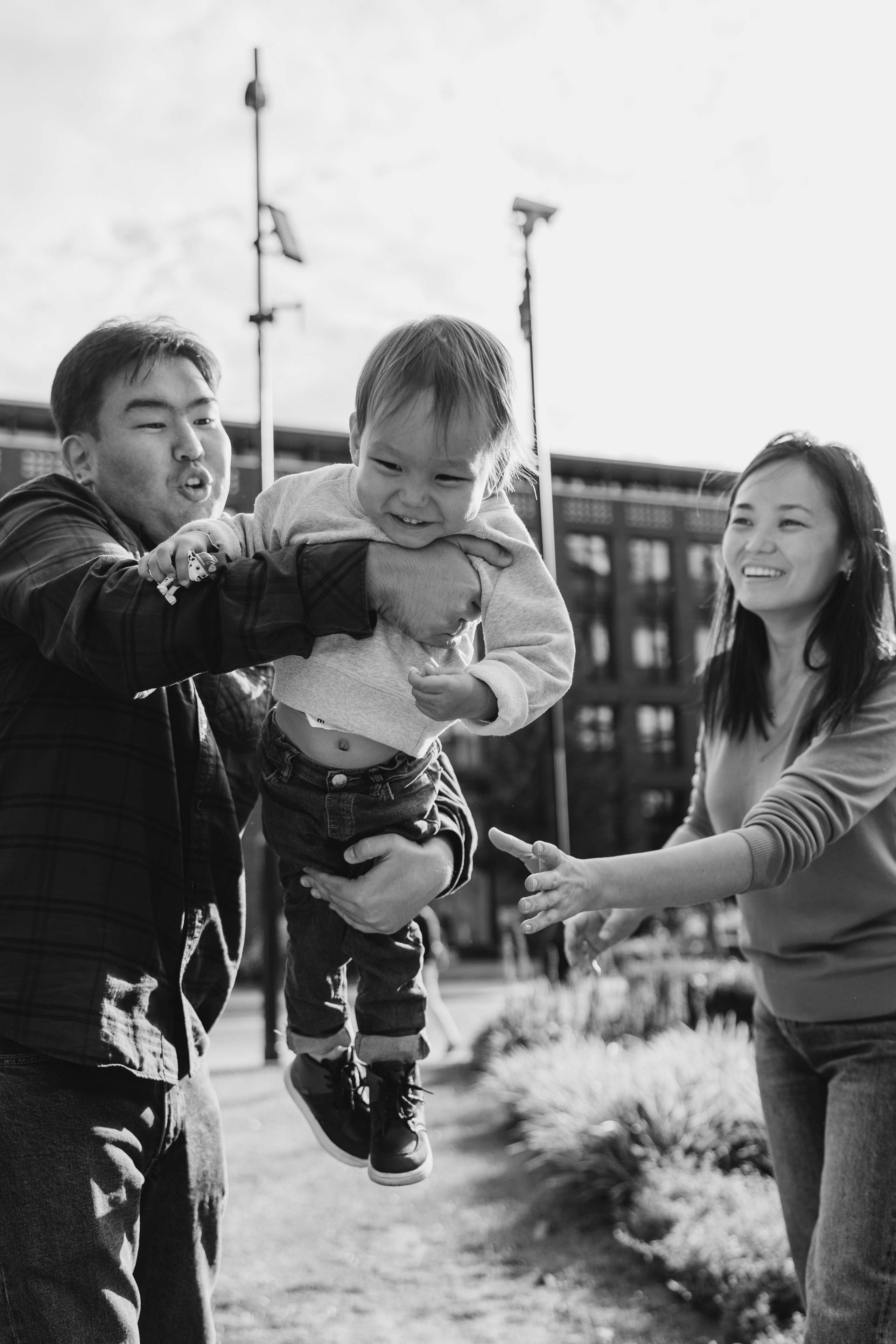 Aidan with parents (St Paul’s Cathedral). Anastasia Klink, Photographer in London