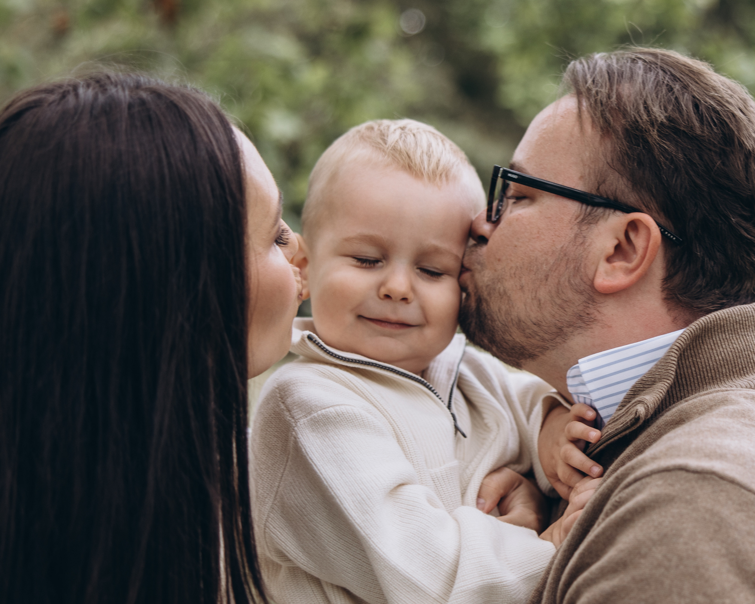 Charles with parents (Hyde park). Anastasia Klink, Photographer in London