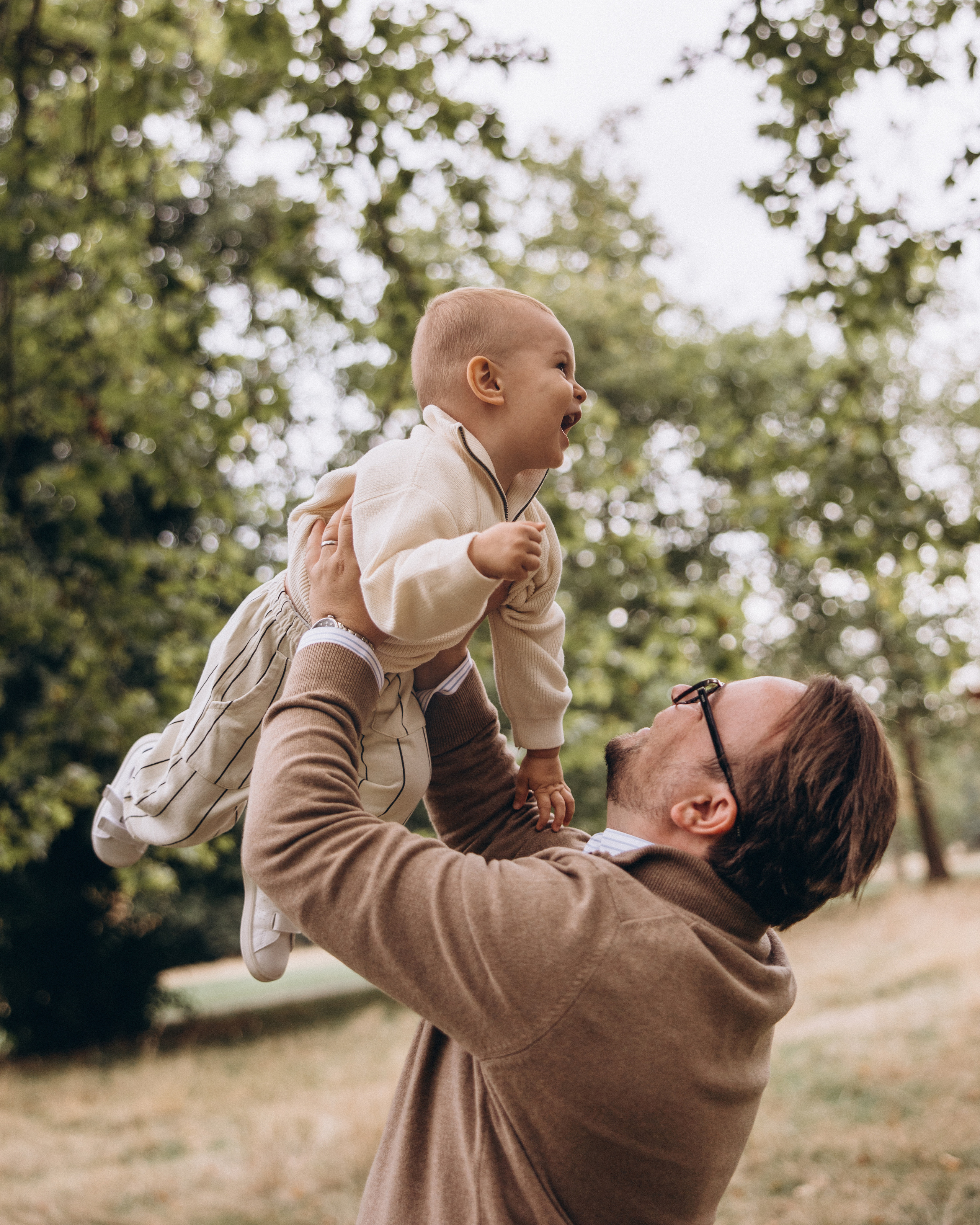 Charles with parents (Hyde park). Anastasia Klink, Photographer in London