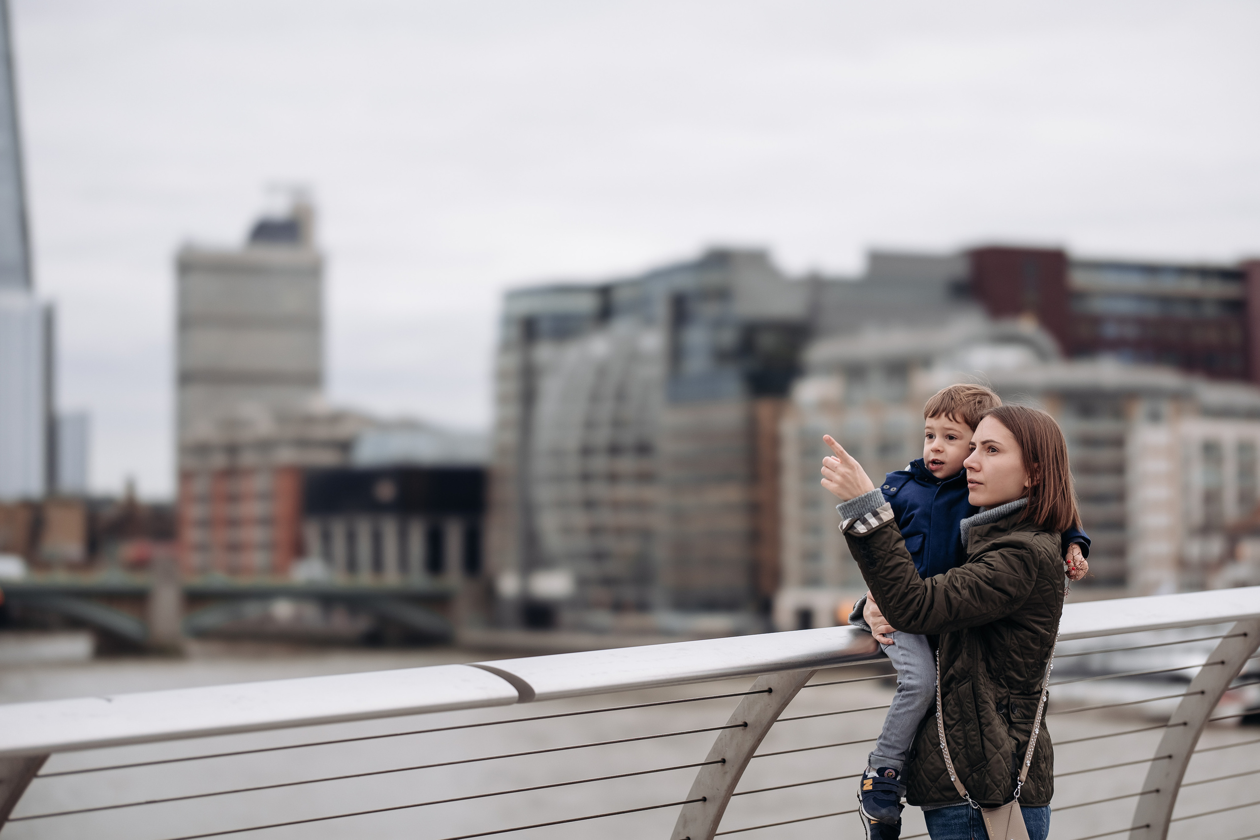 Denis with mum (St Paul’s Cathedral). Anastasia Klink, Photographer in London