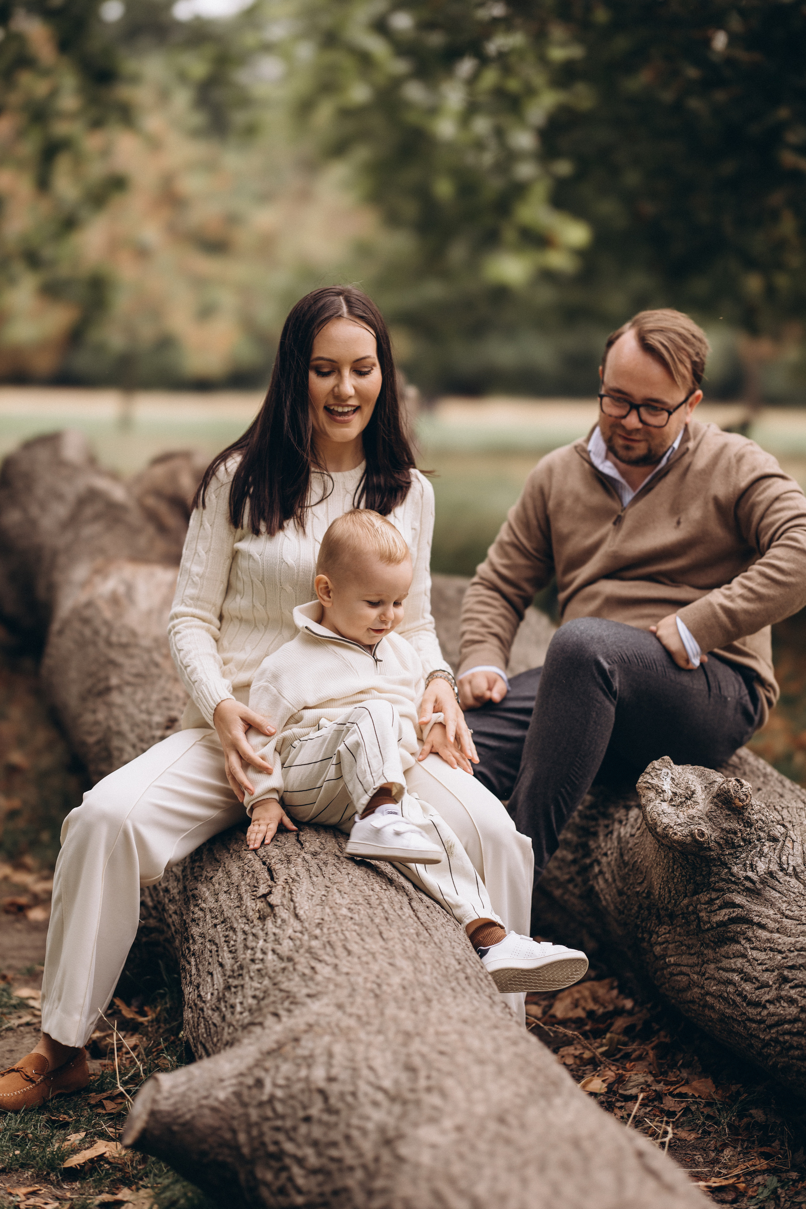 Charles with parents (Hyde park). Anastasia Klink, Photographer in London