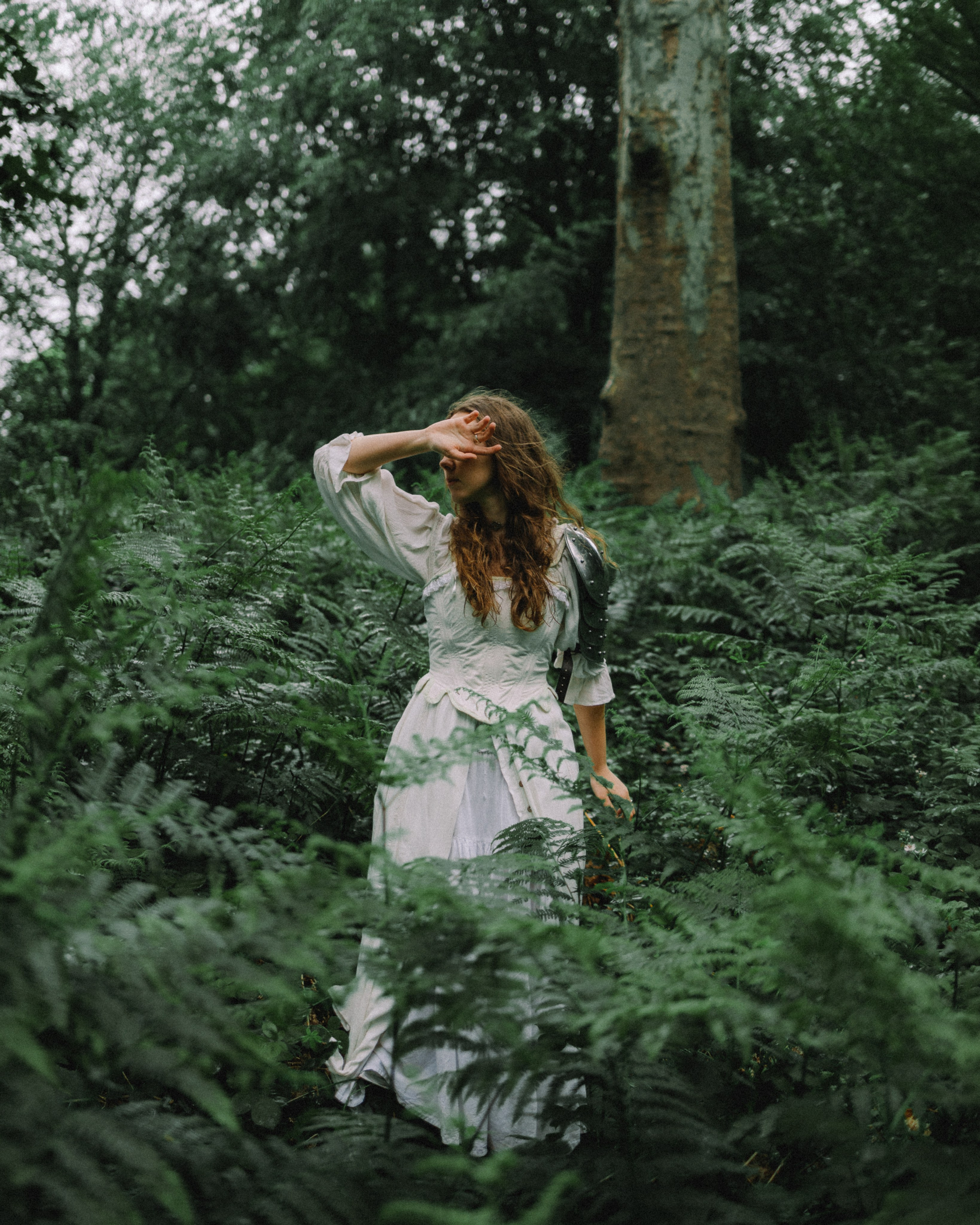 Moody Forest Princess Warrior Photoshoot. Moth & Moss Photography