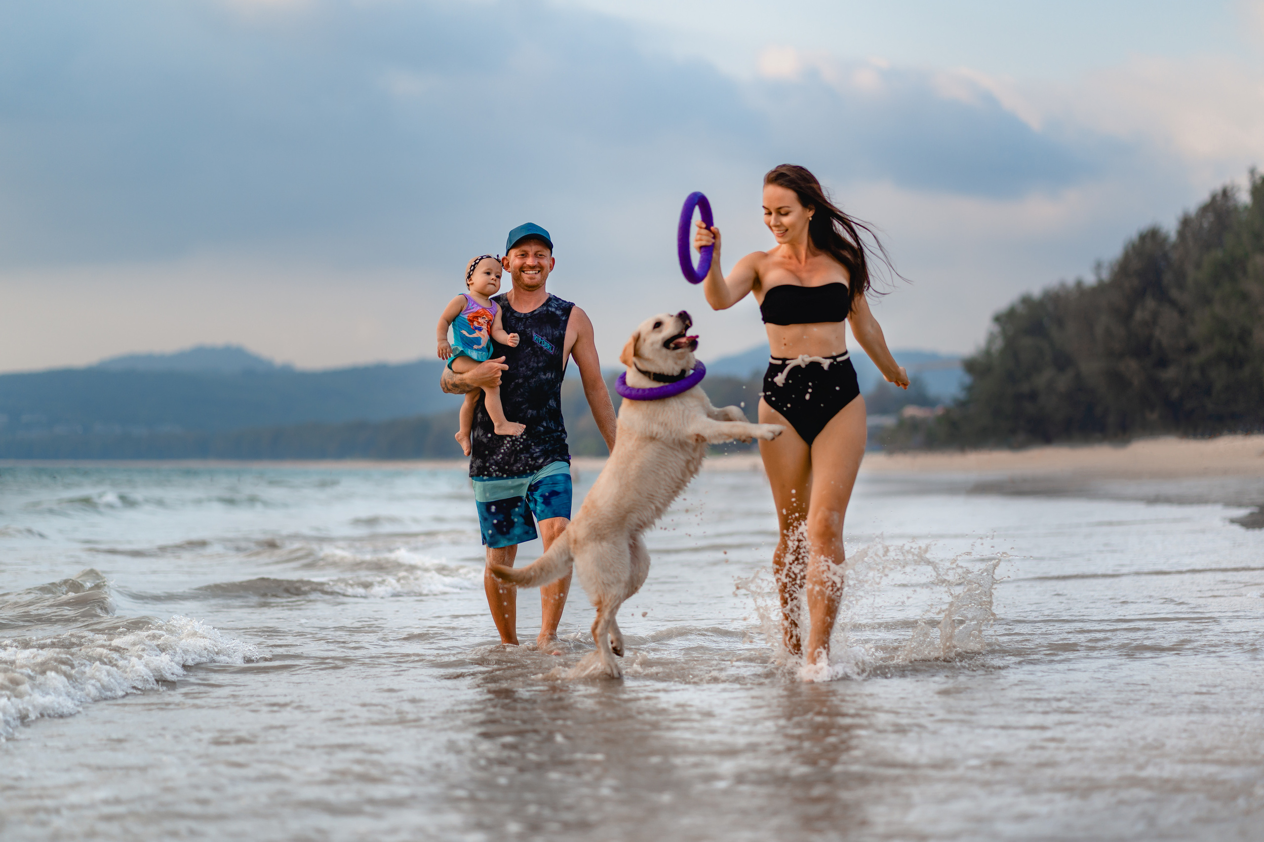 Family shooting on the beach | Семейная съемка на пляже. Professional Photographer in Miami, Florida