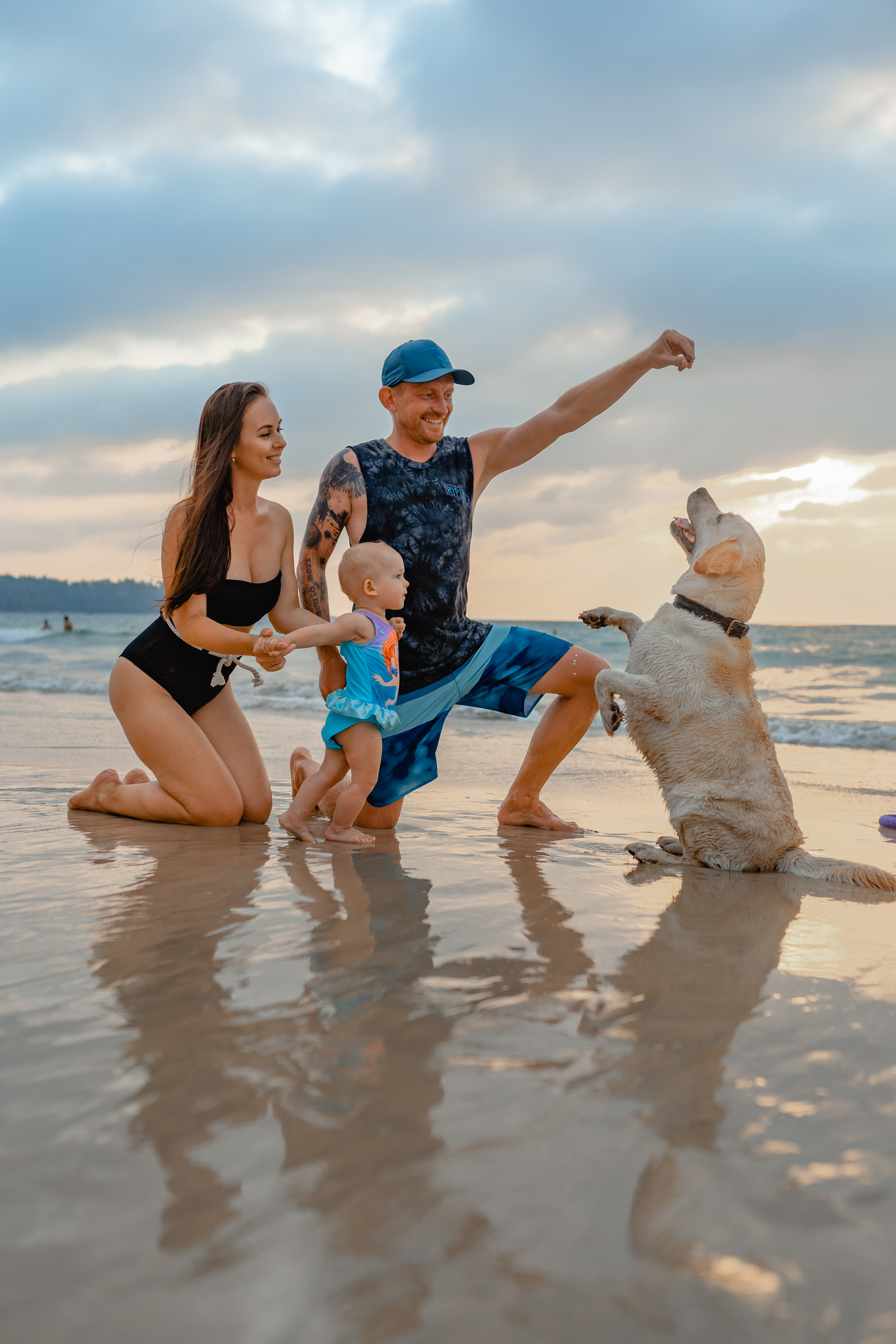 Family shooting on the beach | Семейная съемка на пляже. Professional Photographer in Miami, Florida