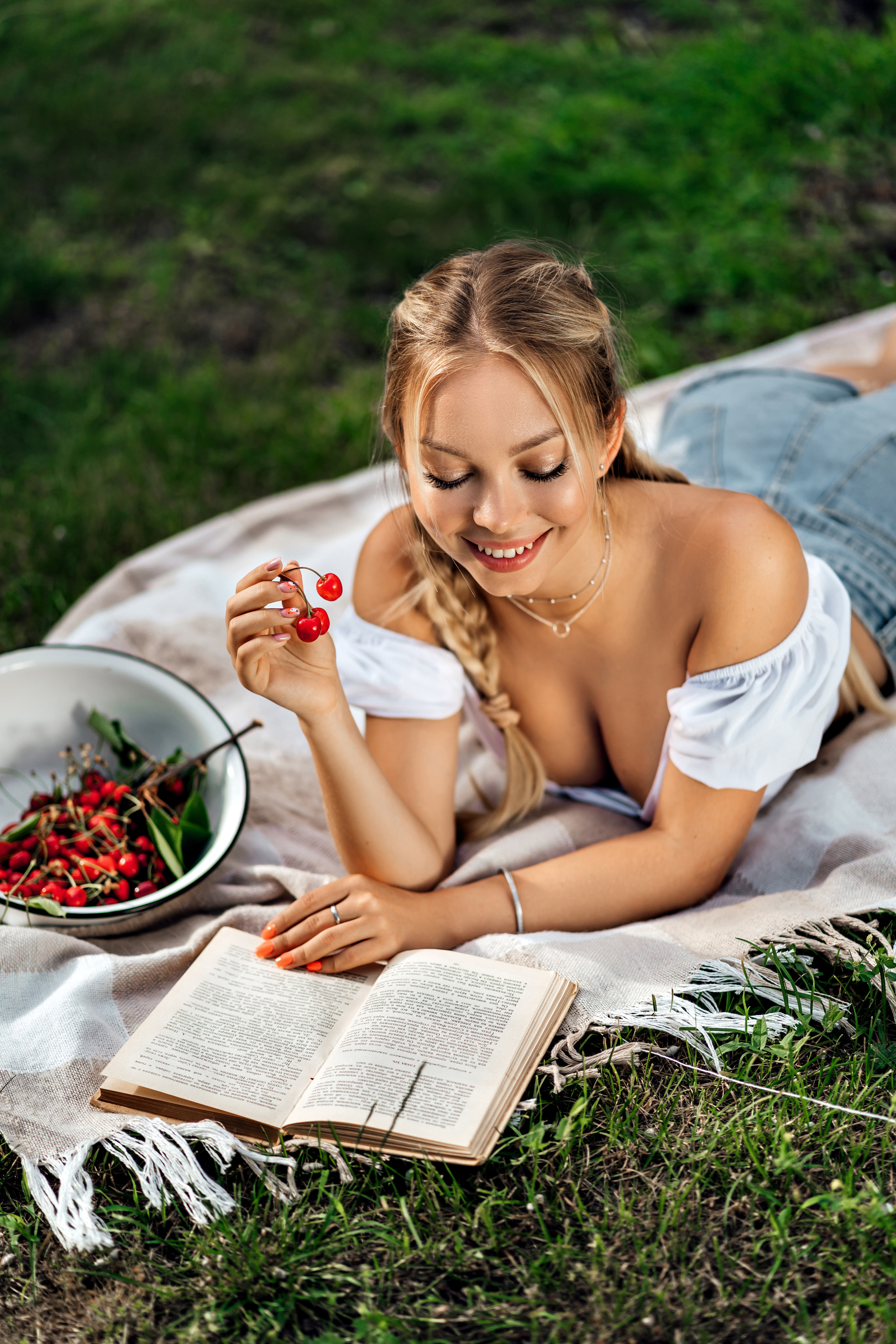 Nika. Cherry garden. Professional Photographer in Miami, Florida