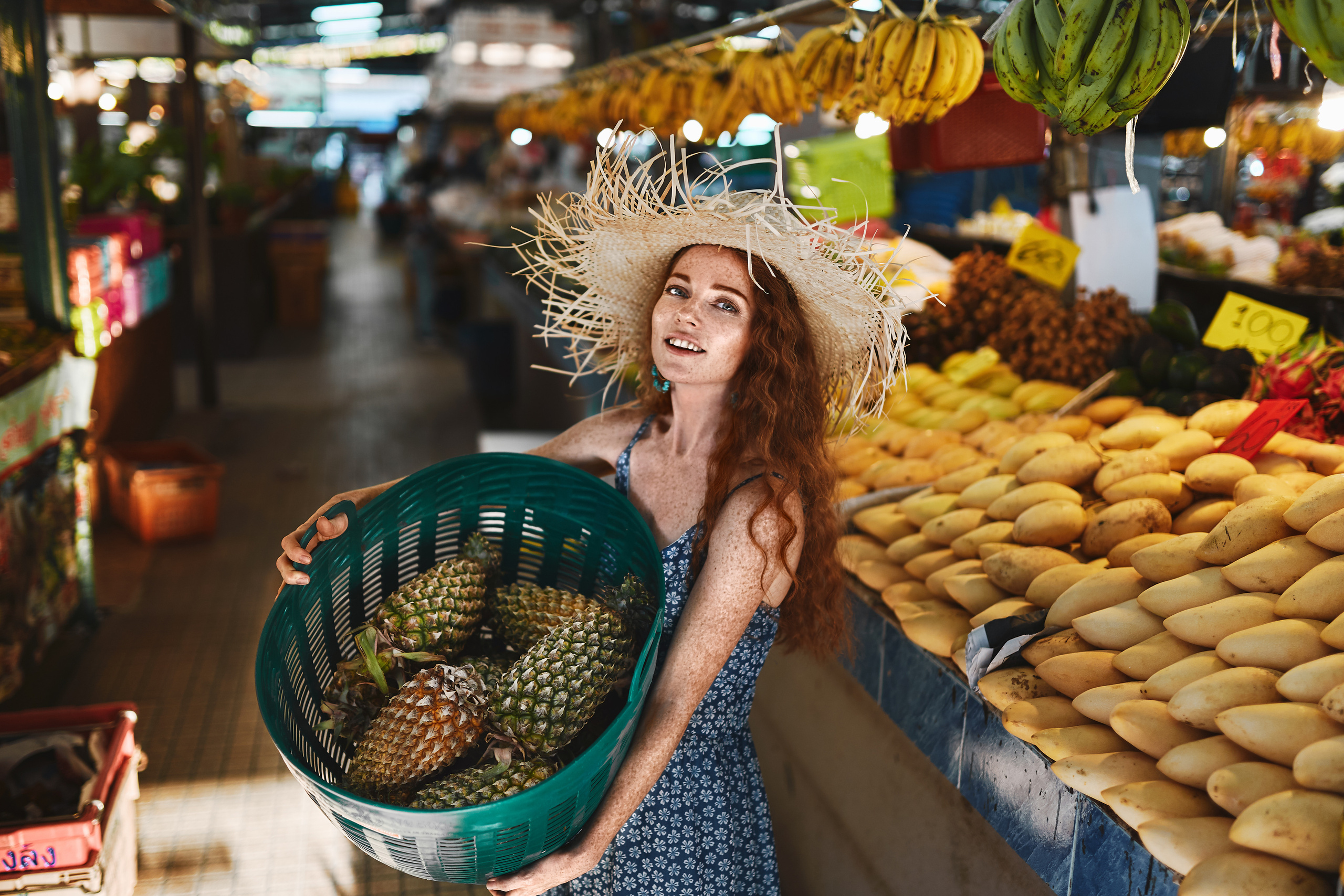 Fruit market photoshoot | Фотосессия на фруктовом рынке. Professional Photographer in Miami, Florida