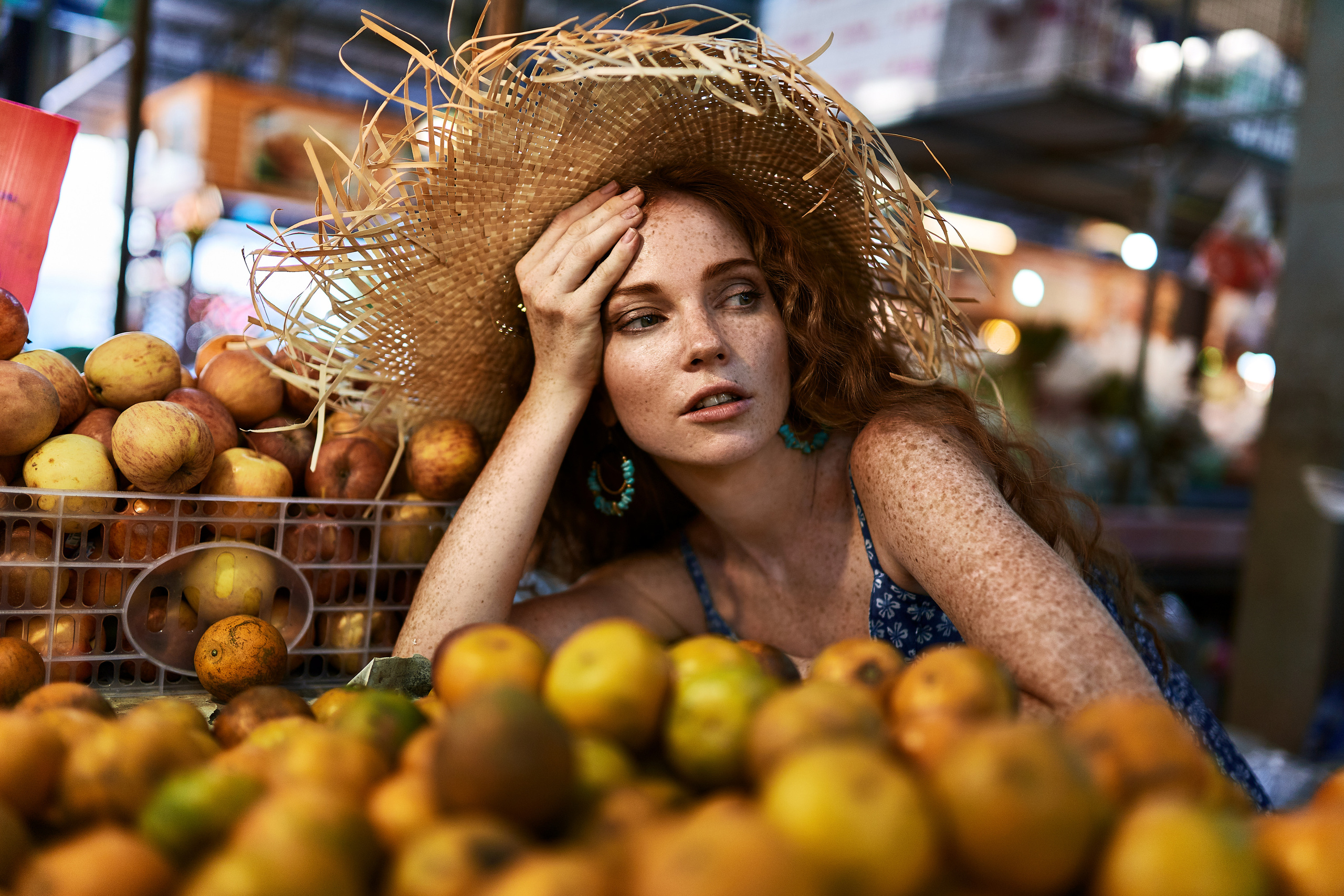 Fruit market photoshoot | Фотосессия на фруктовом рынке. Professional Photographer in Miami, Florida