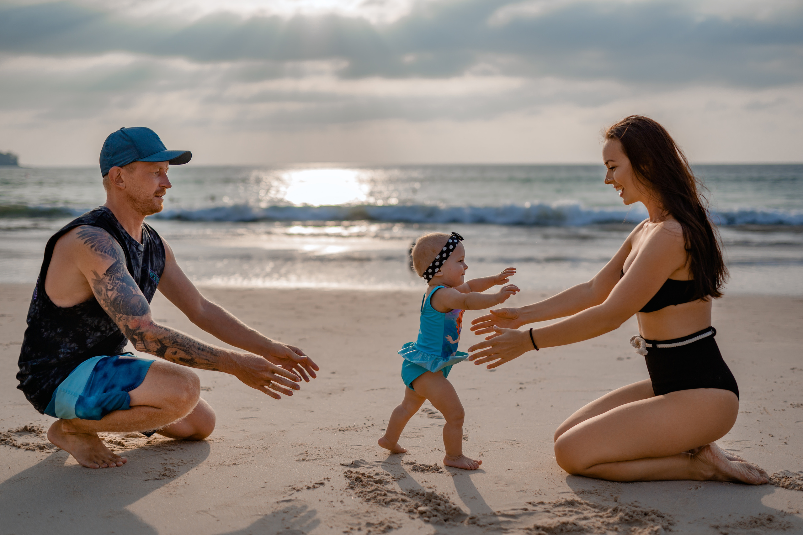 Family shooting on the beach | Семейная съемка на пляже. Professional Photographer in Miami, Florida