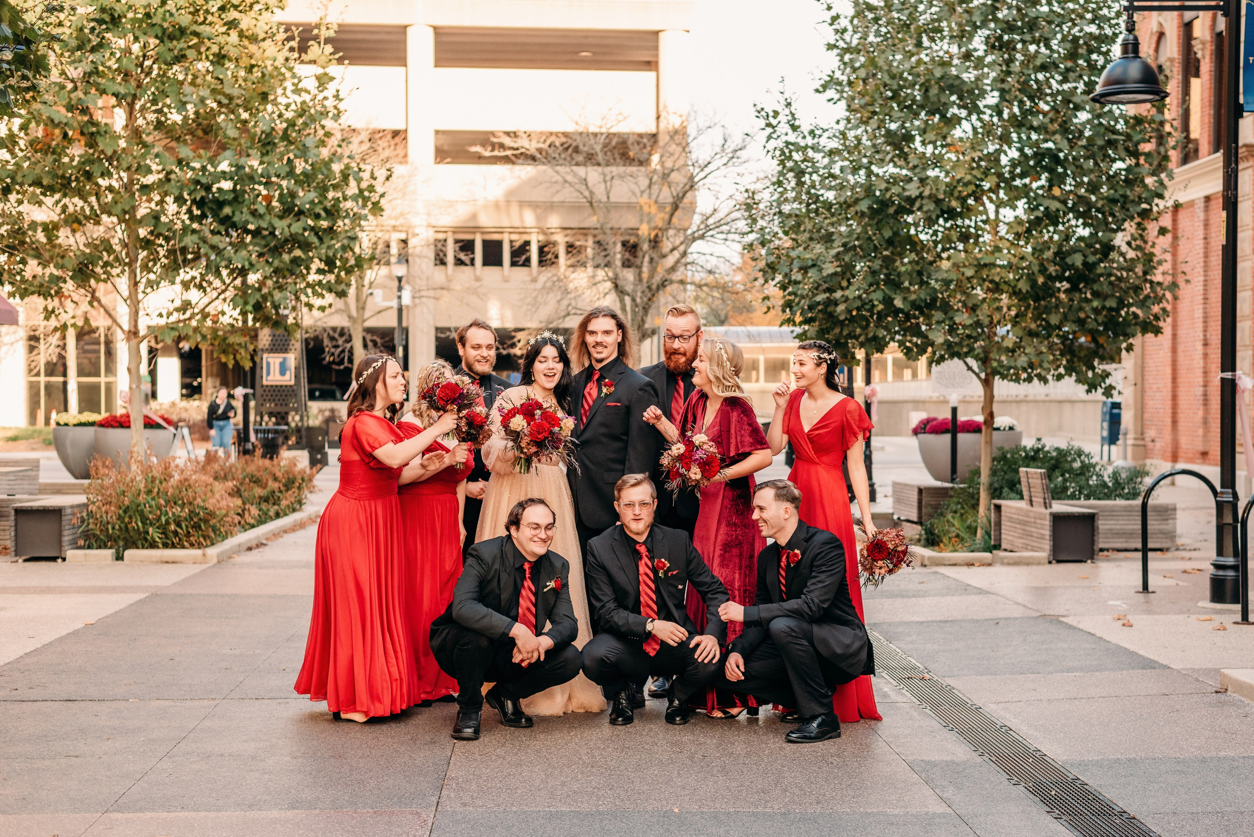 Bold & Dramatic Wedding at The Paper Mill on The Landing | Fort Wayne Wedding Photographer. Alexandria Danielle Photography | Fort Wayne & Indianapolis Wedding Photographer