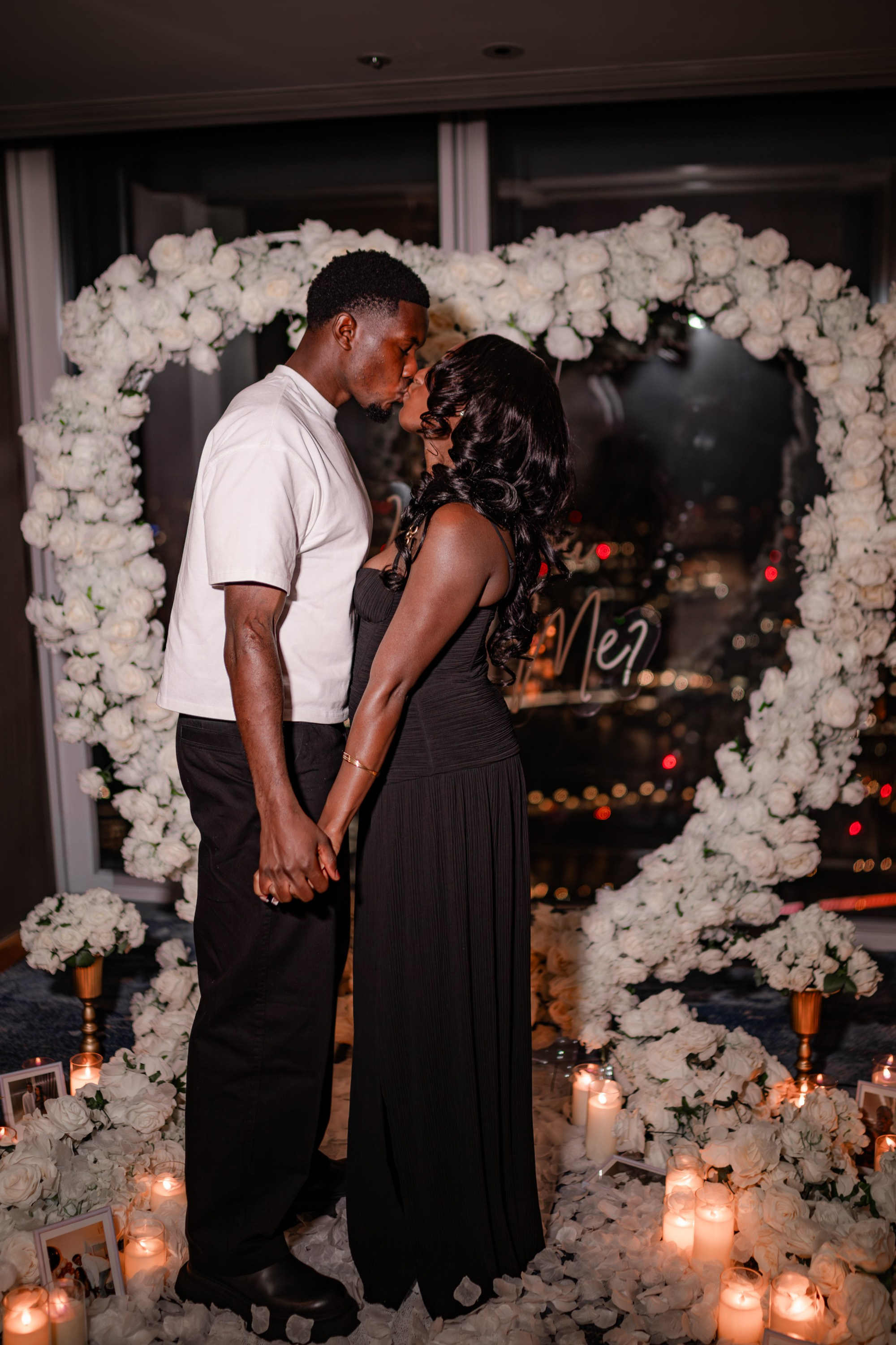 The proposal in The Shard. Tonya Kyrylenko photographer in London