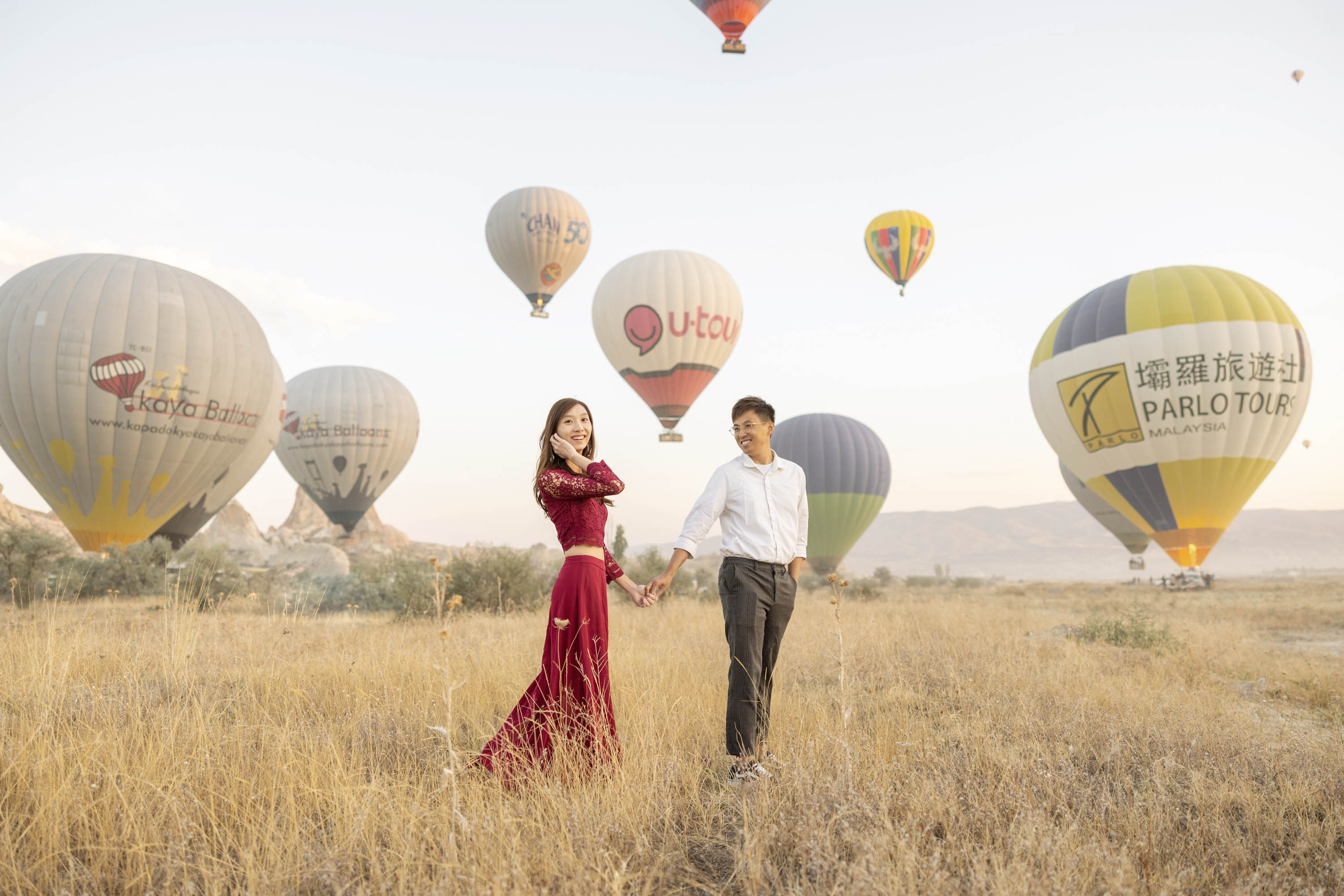 Couple photo shoot in Cappadocia. Julia Ganch I Fashion Wedding Photography I Cappadocia Turkey