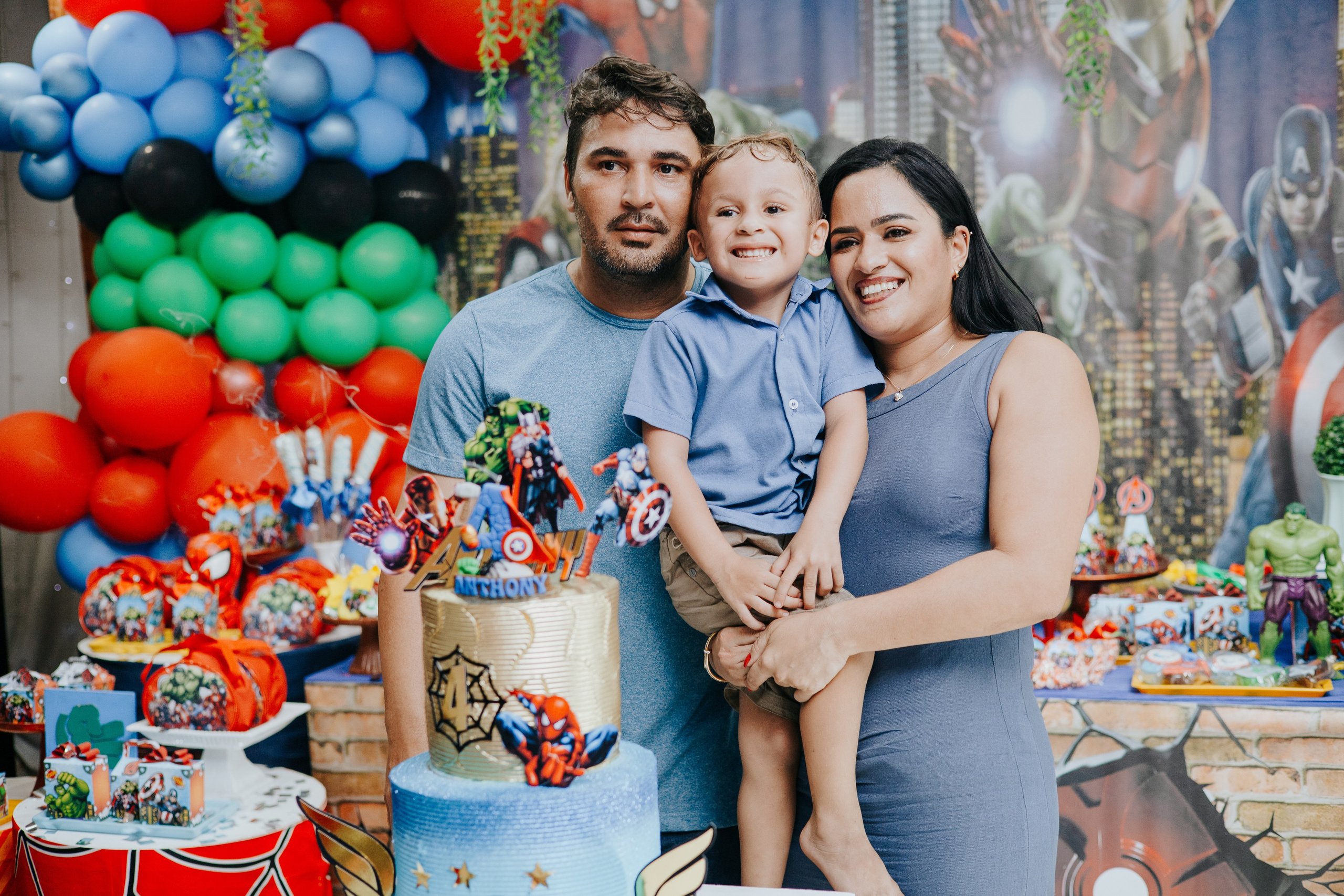 Anthony 4 anos. Fotografia de família e parto
