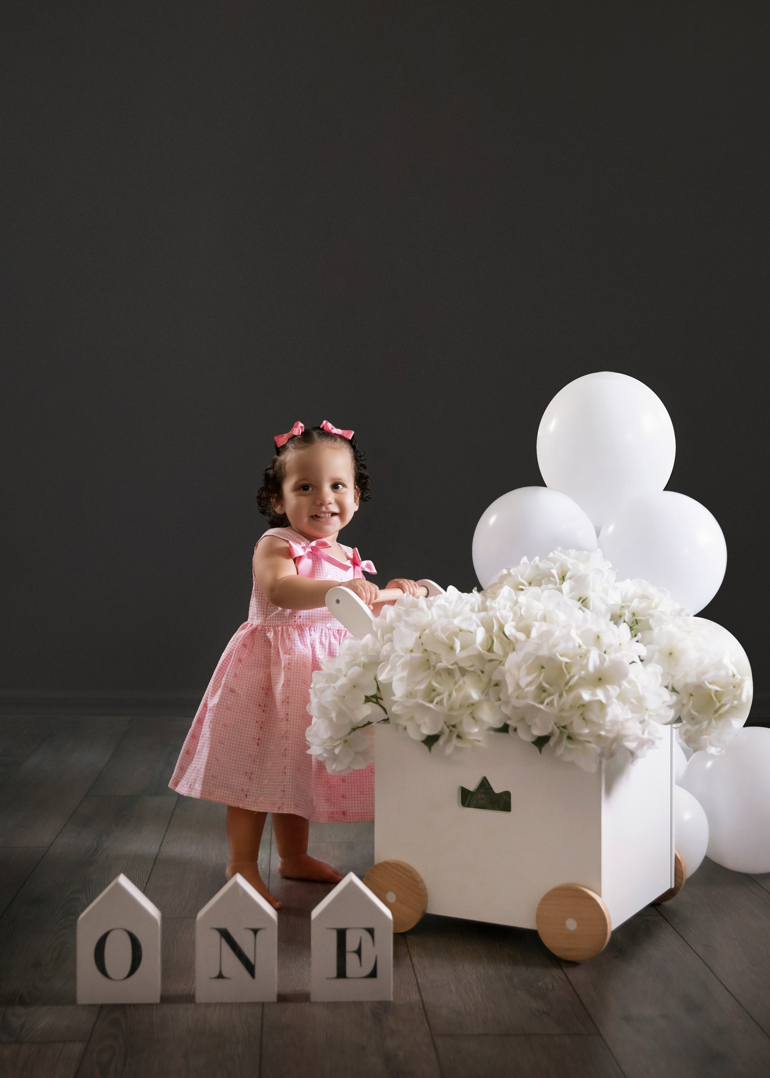 ONE year baby girl. Portrait, kids and family photographer in Wesley Chapel Alina Alice Osipova