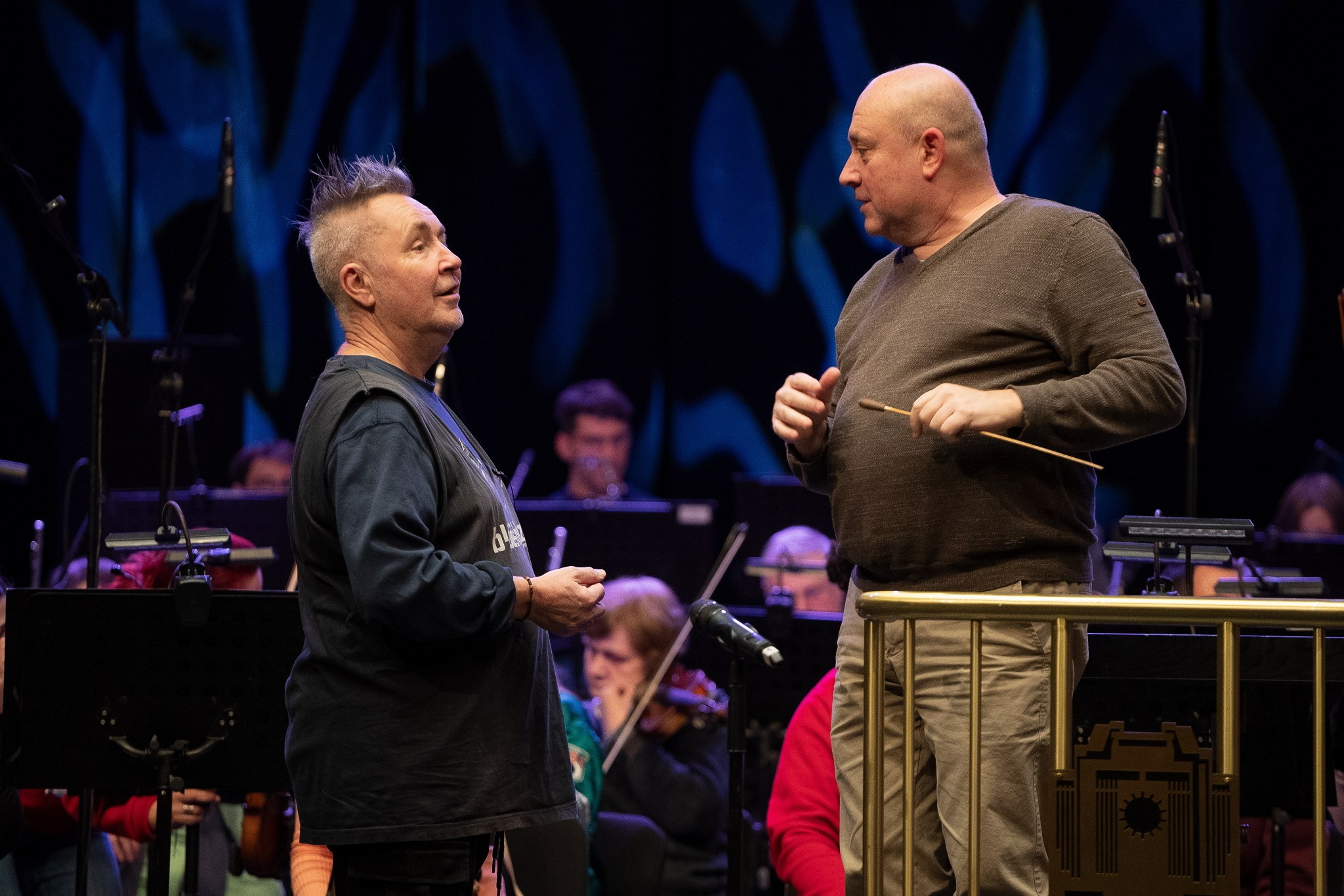 Найджъл Кенеди и Георги Андреев — репетиция и концерт в София, 13.02.2025. Александър Сандев - website