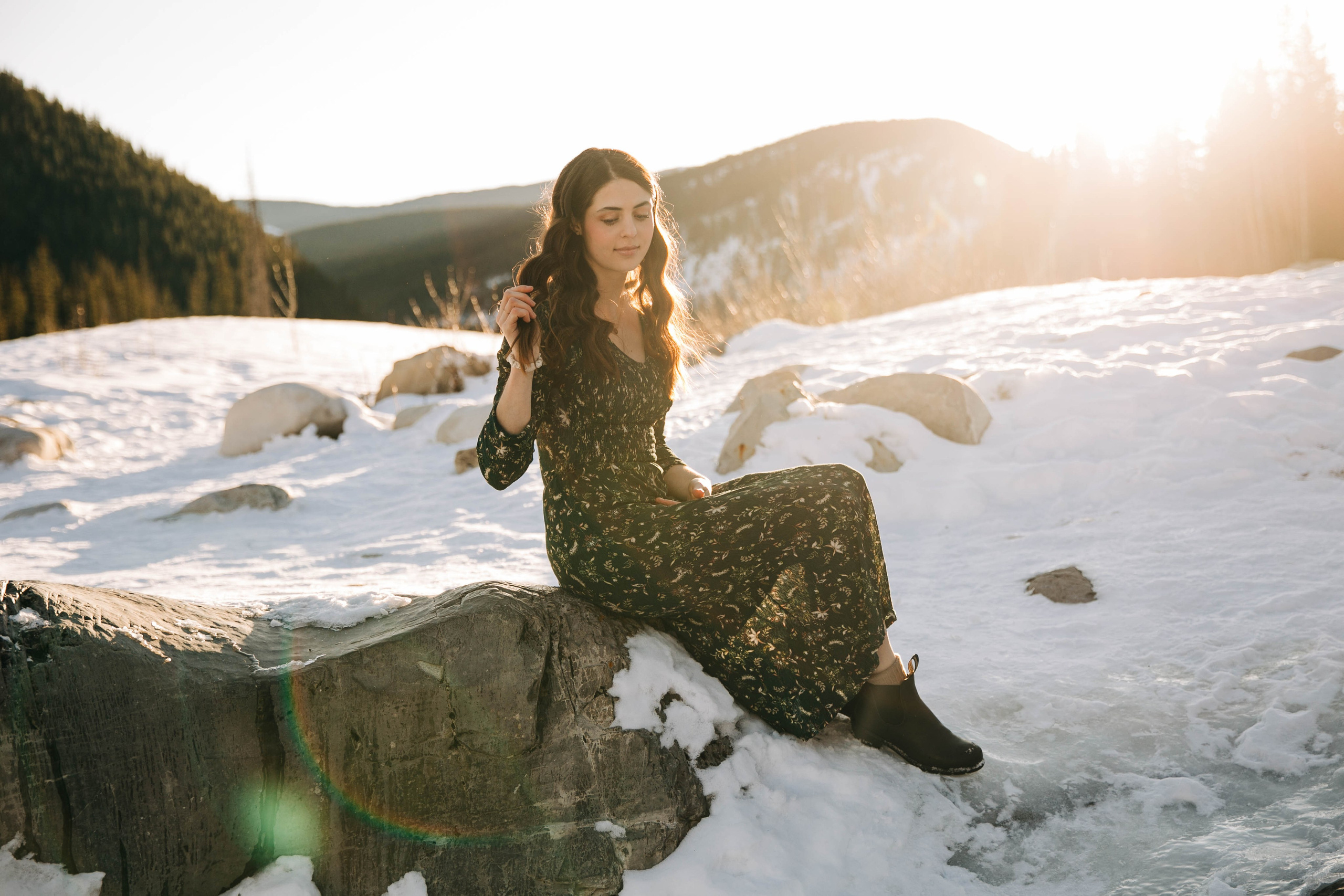 Emily Koller — Elbow Falls. Fotografía accesible en Calgary