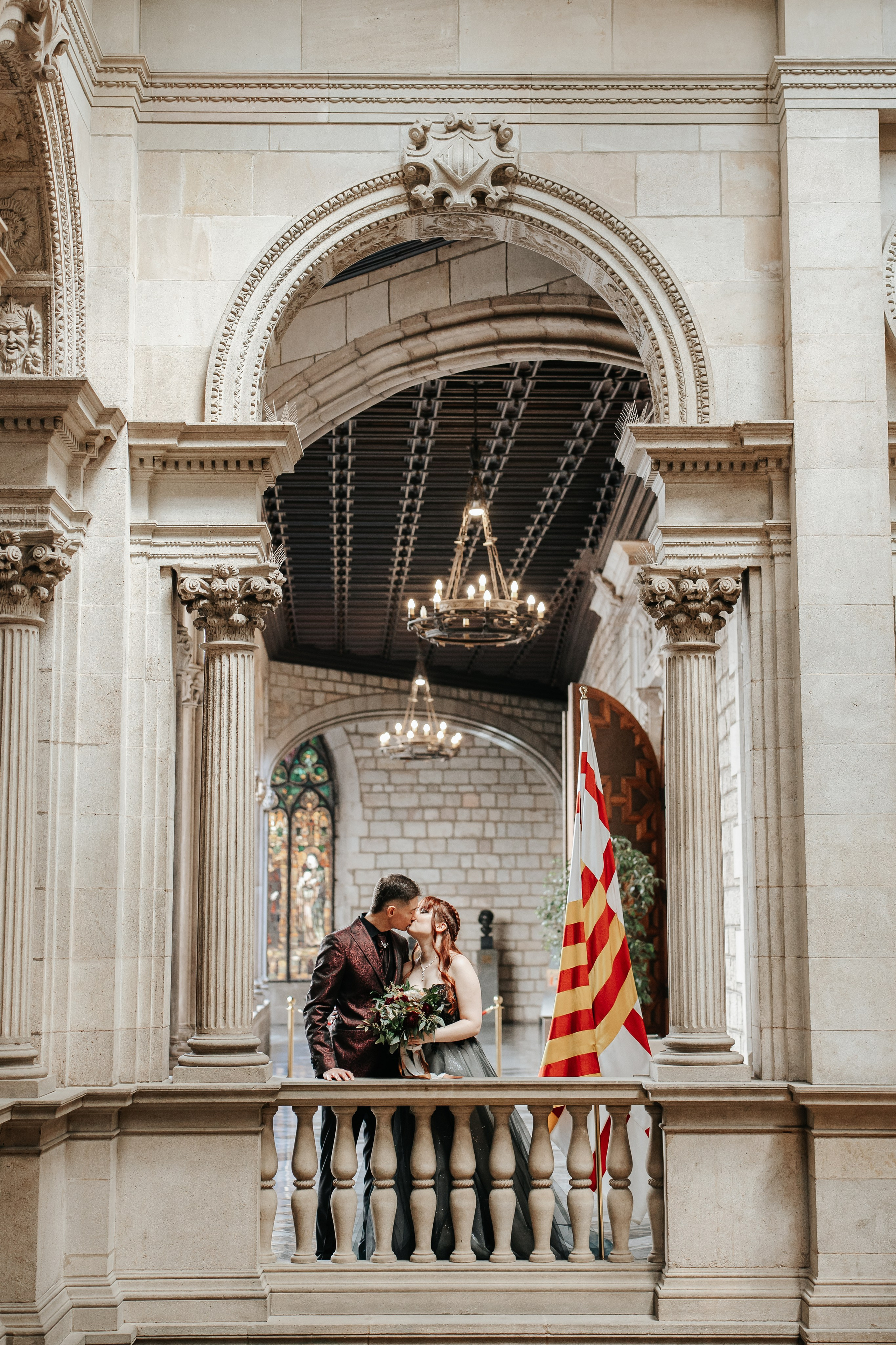 Alicia+Ruben, 04.10.2025, Ayuntamiento de Barcelona, Hotel Miramar. Wedding photographer in Catalonia