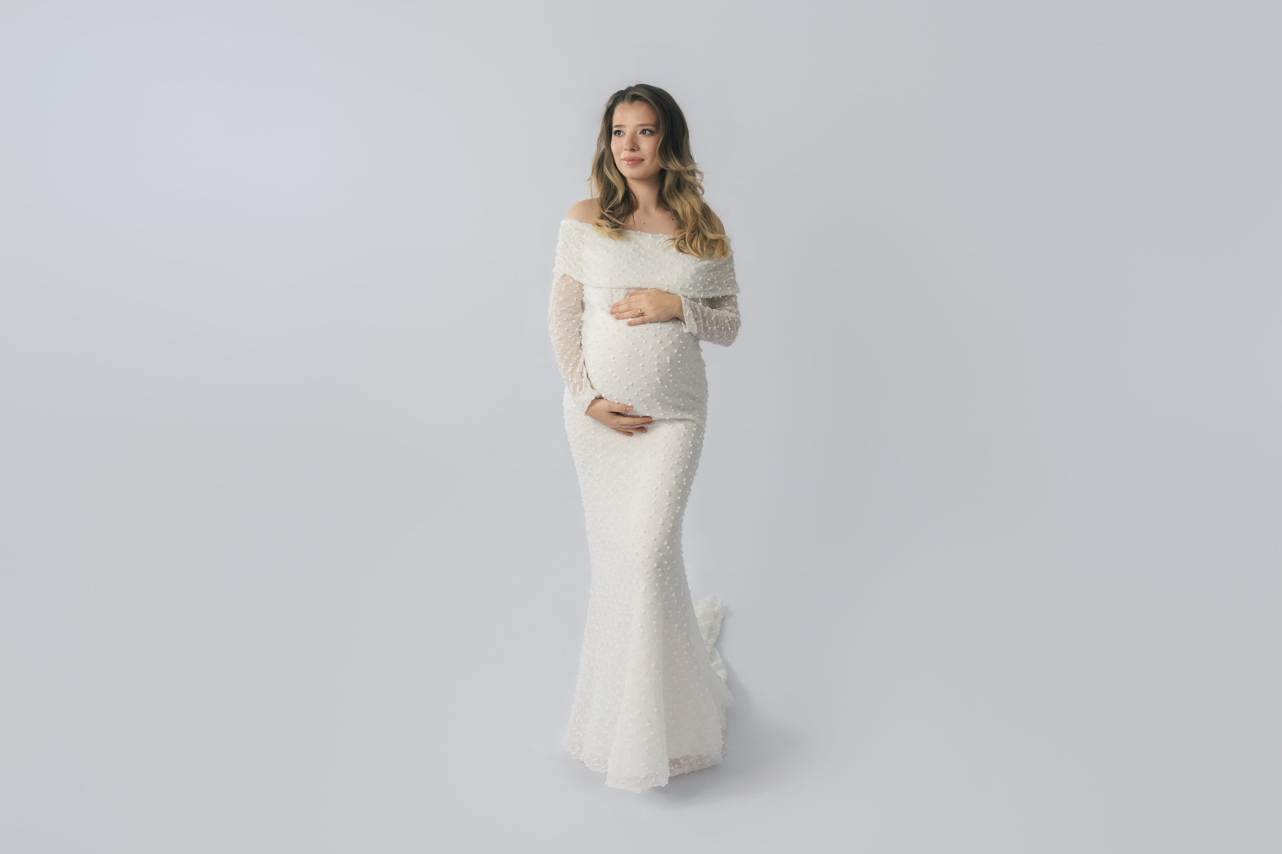 Elegant Studio Maternity Photography in Rotterdam